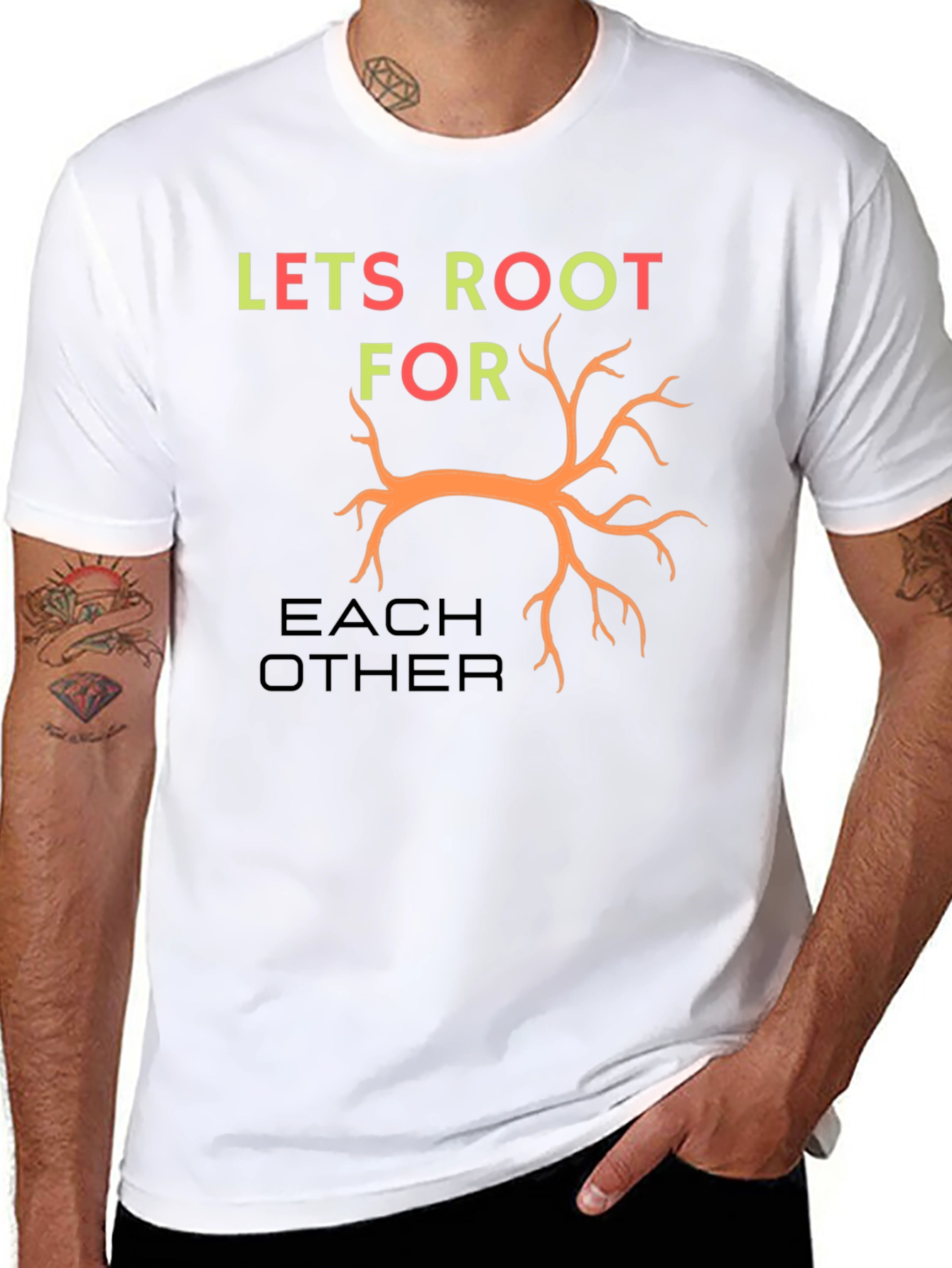 Lets Root For Each Other Graphic Tee
