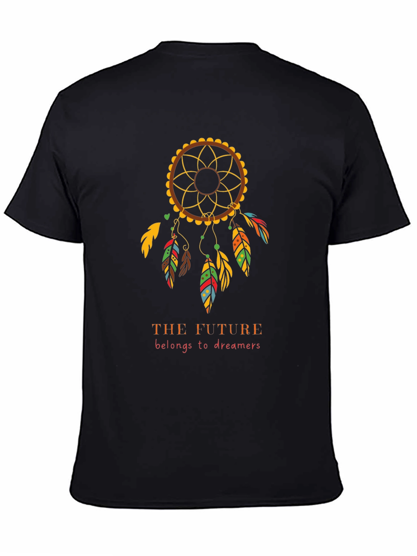 Dreamer T-Shirt - Future Belongs to Dreamers - Black