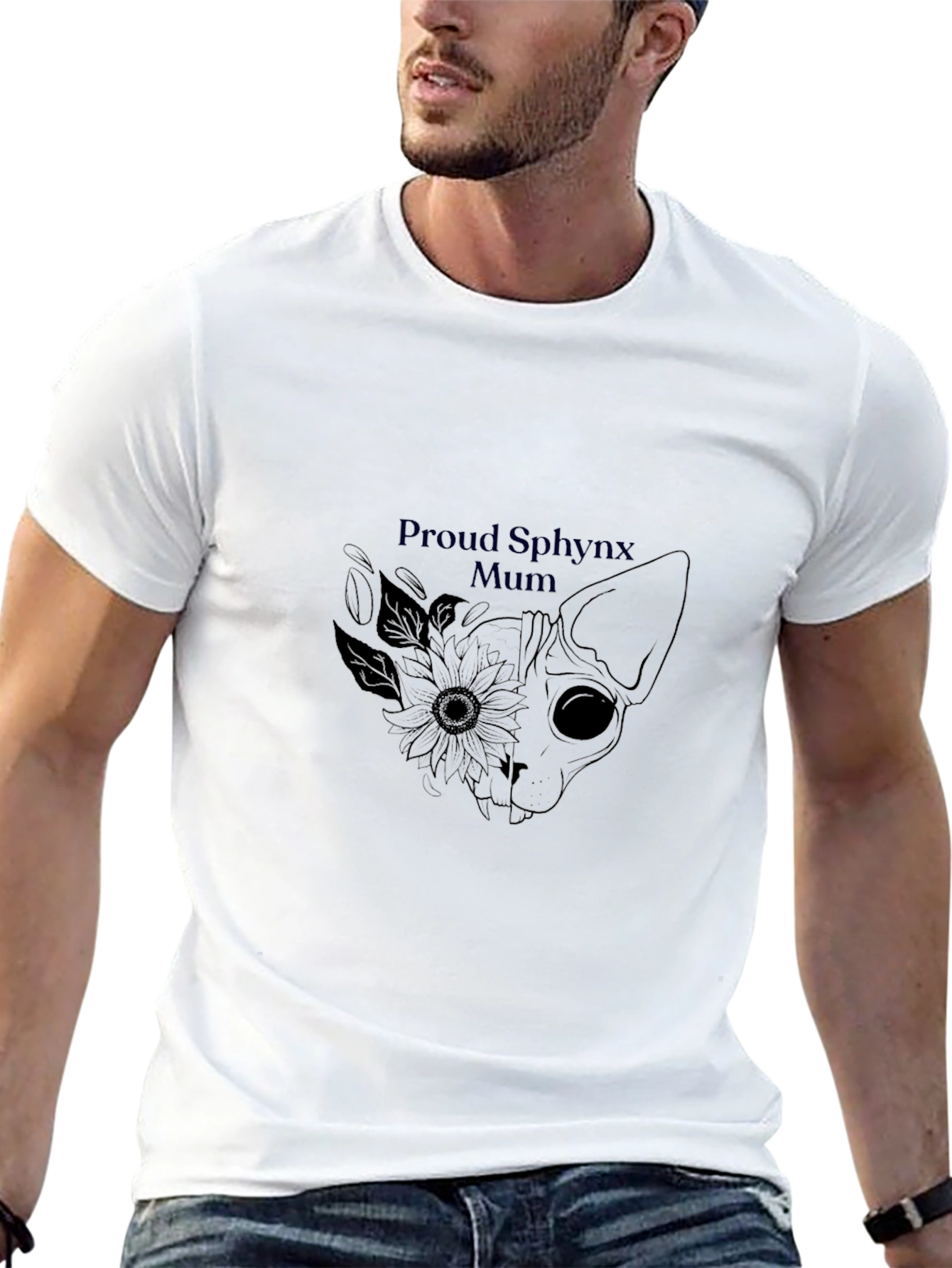 Proud Sphynx Mum T-Shirt - Cat Lover Tee