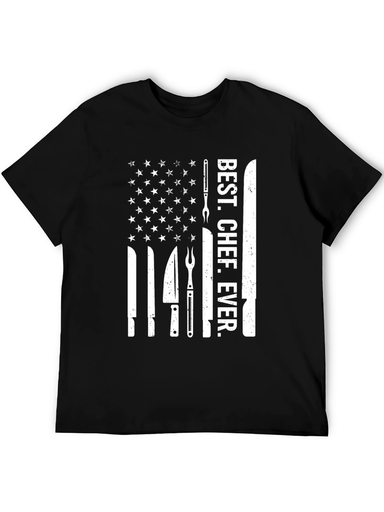 Best Chef Ever American Flag T-Shirt