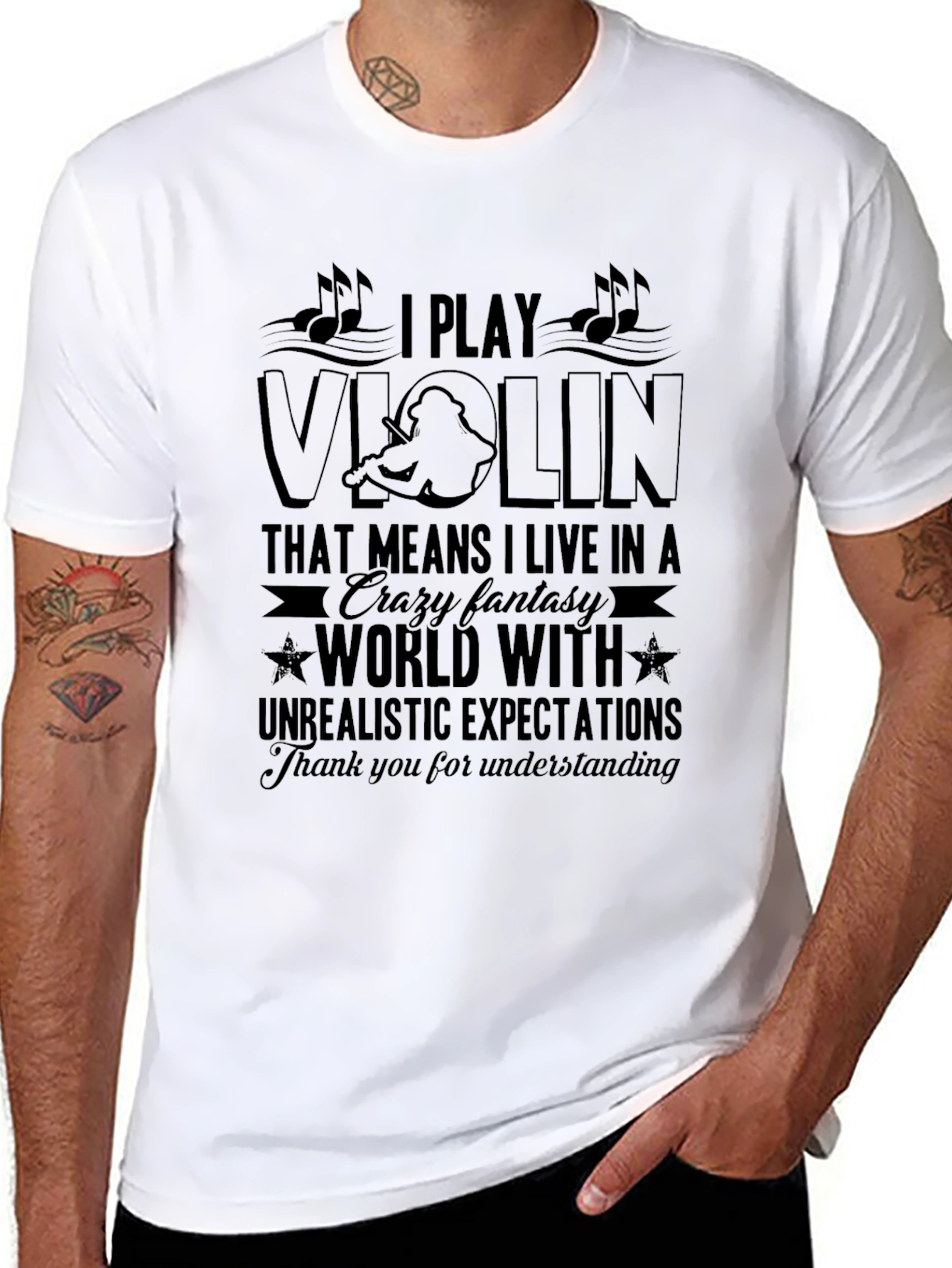 I Play Violin T-Shirt