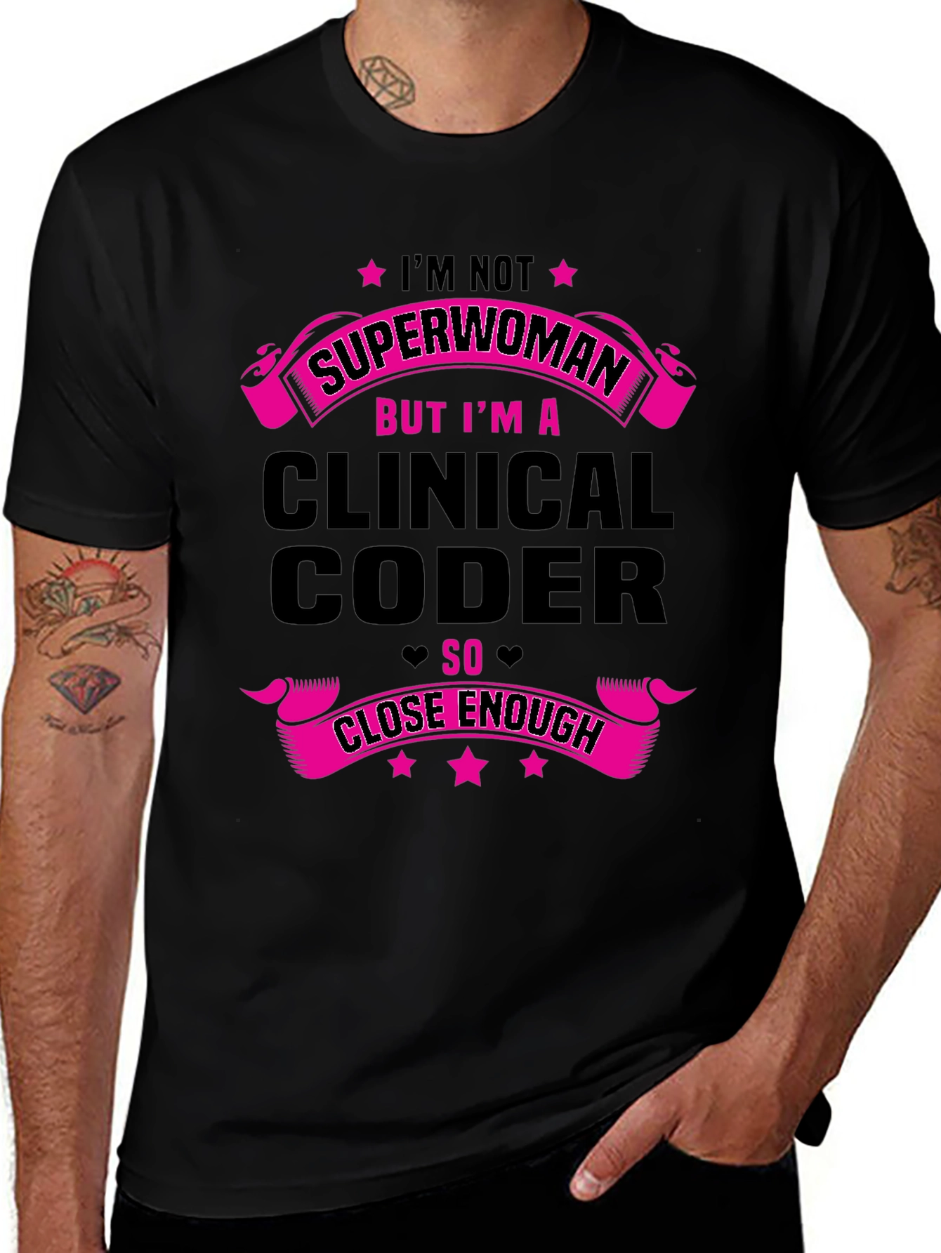Clinical Coder Superwoman T-Shirt
