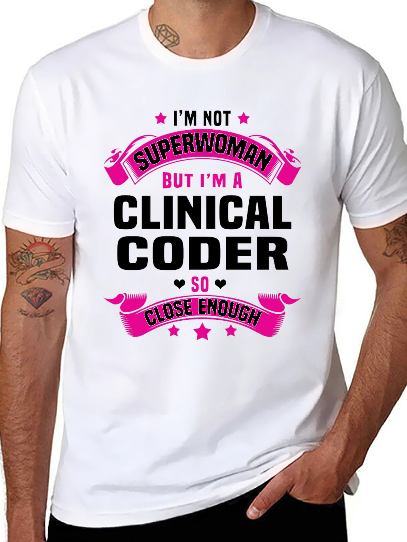 Clinical Coder Superwoman T-Shirt