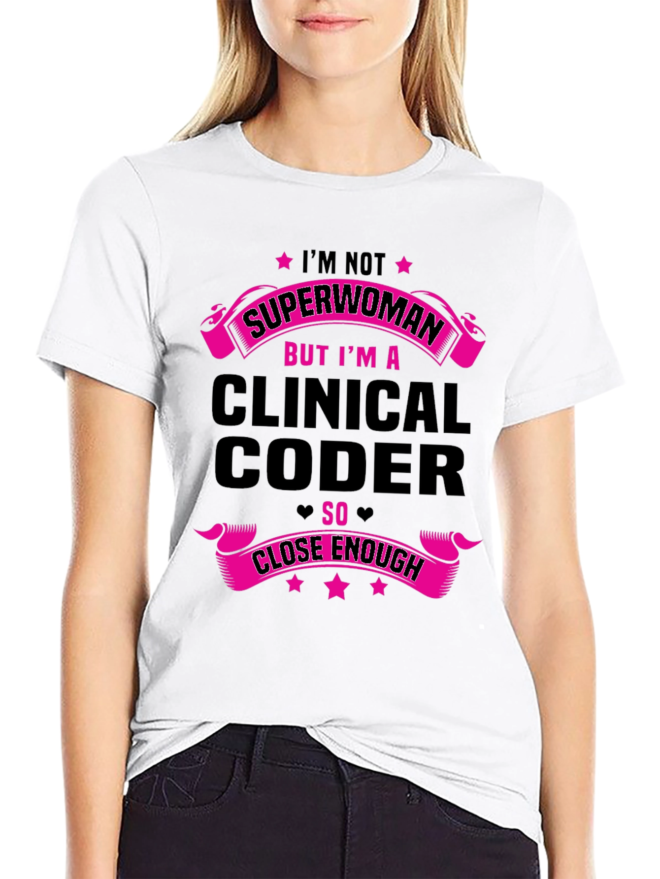 Clinical Coder Superwoman T-Shirt