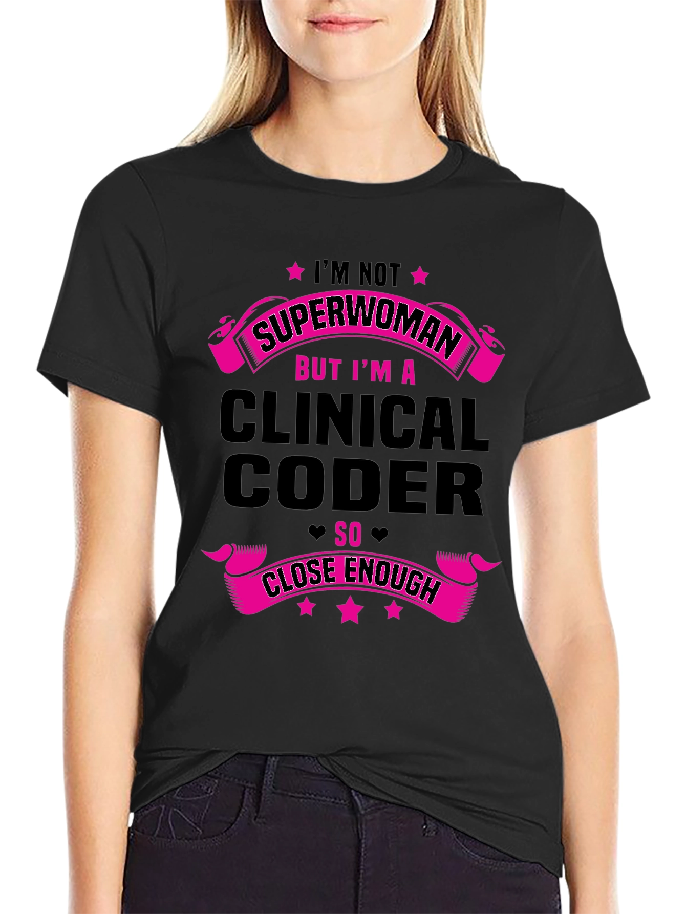Clinical Coder Superwoman T-Shirt