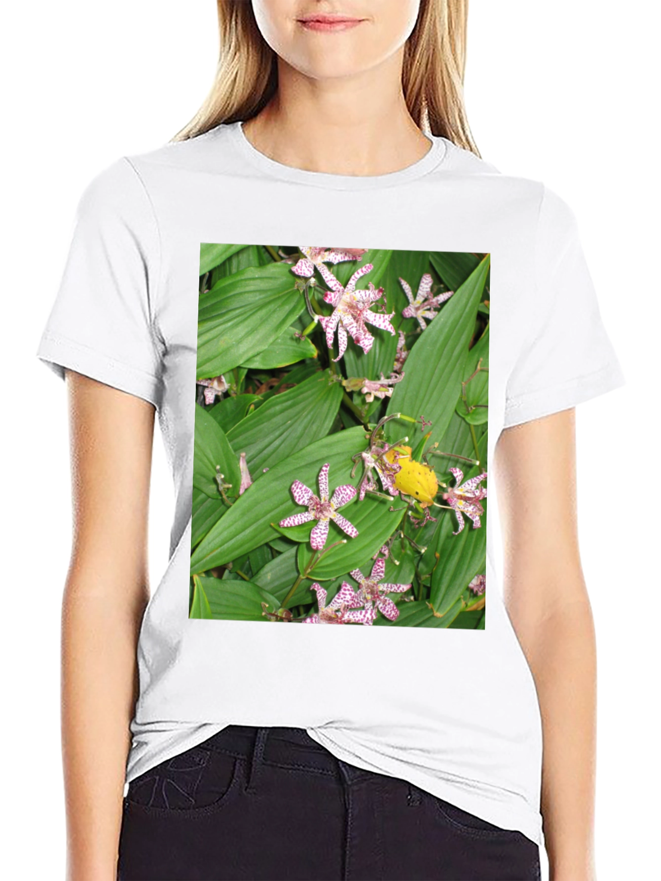 Floral Print Graphic Tee