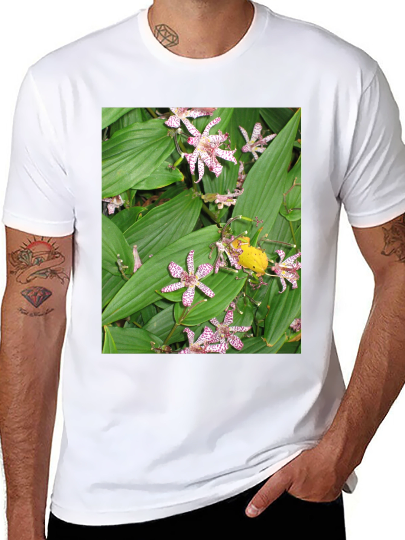 Floral Print Graphic Tee
