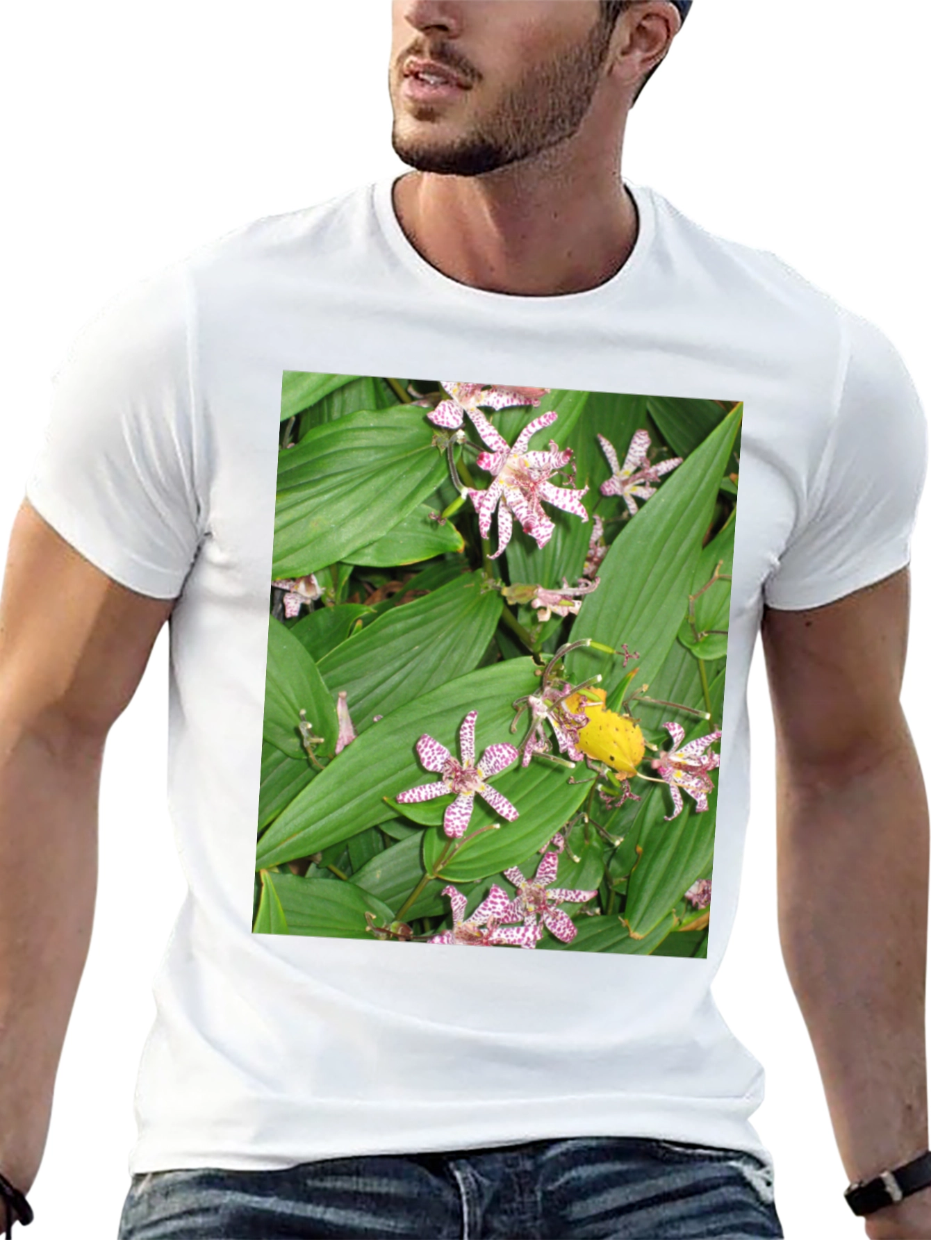 Floral Print Graphic Tee