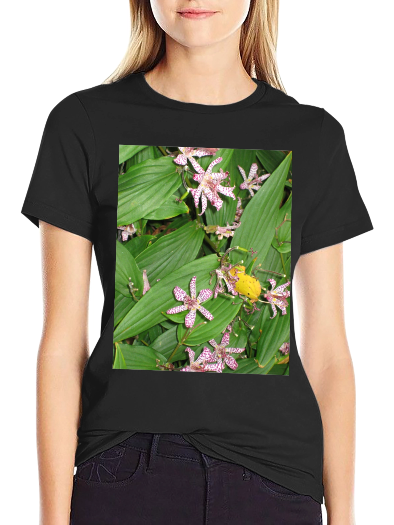 Floral Print Graphic Tee