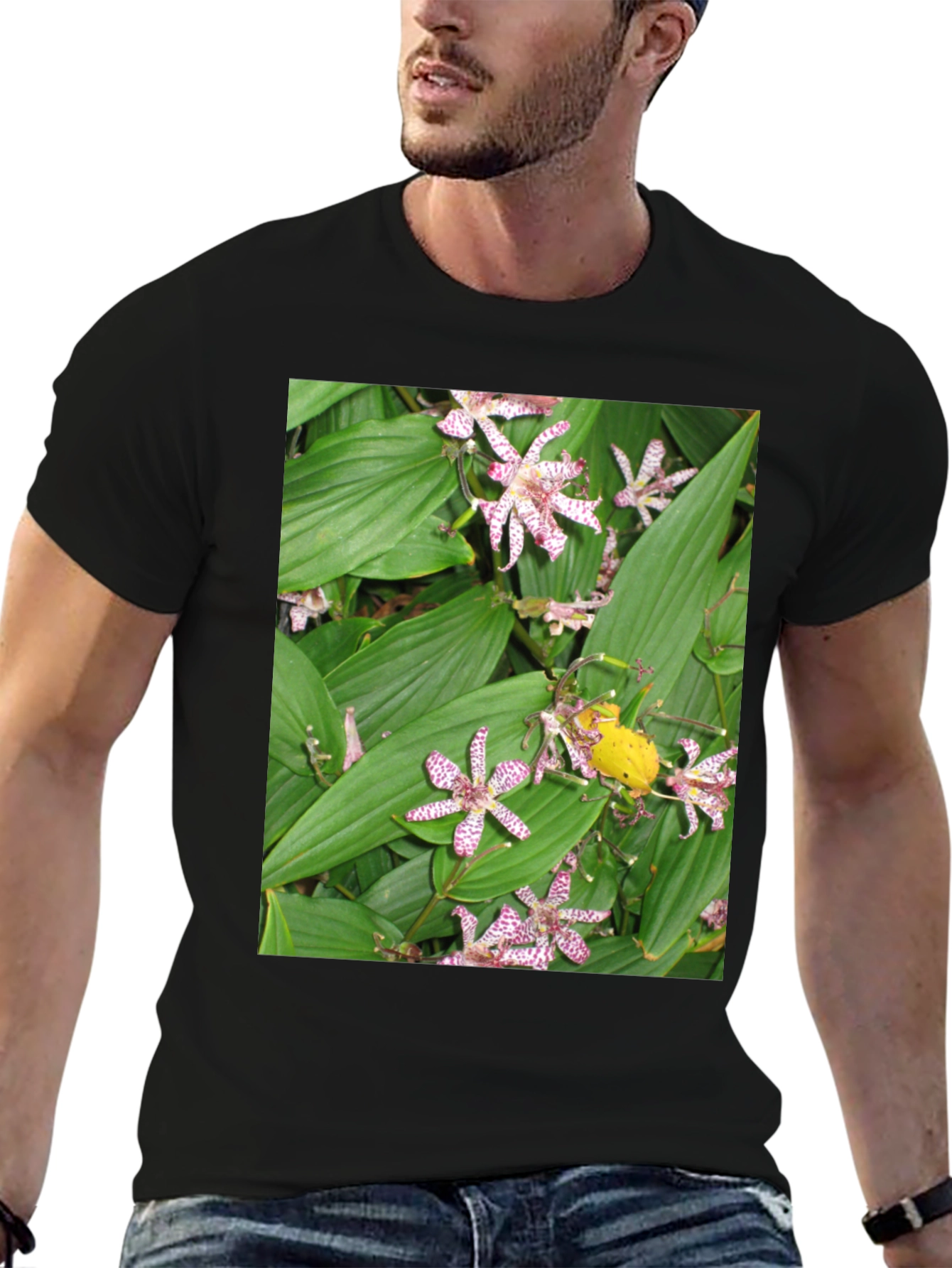 Floral Print Graphic Tee