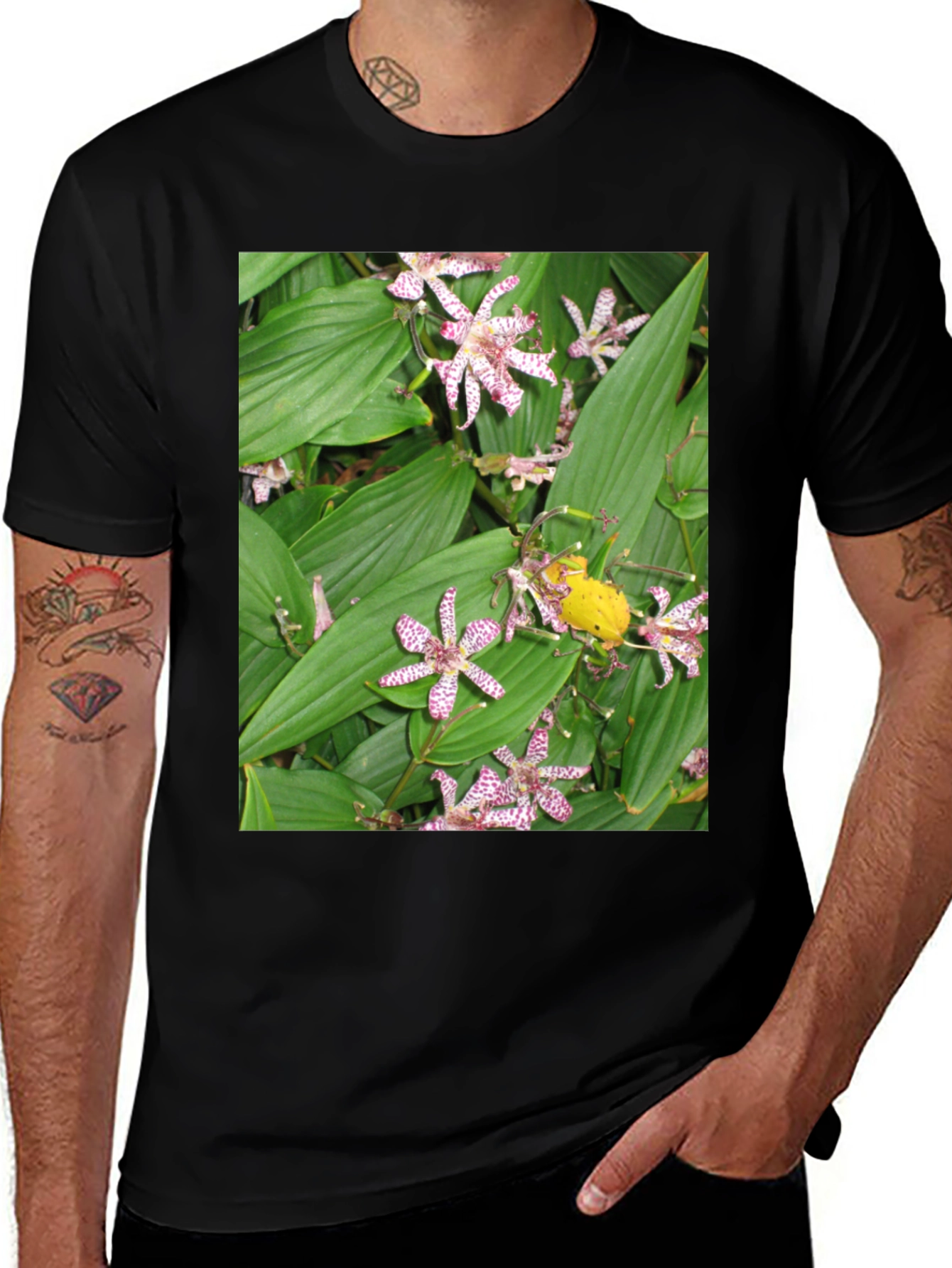 Floral Print Graphic Tee
