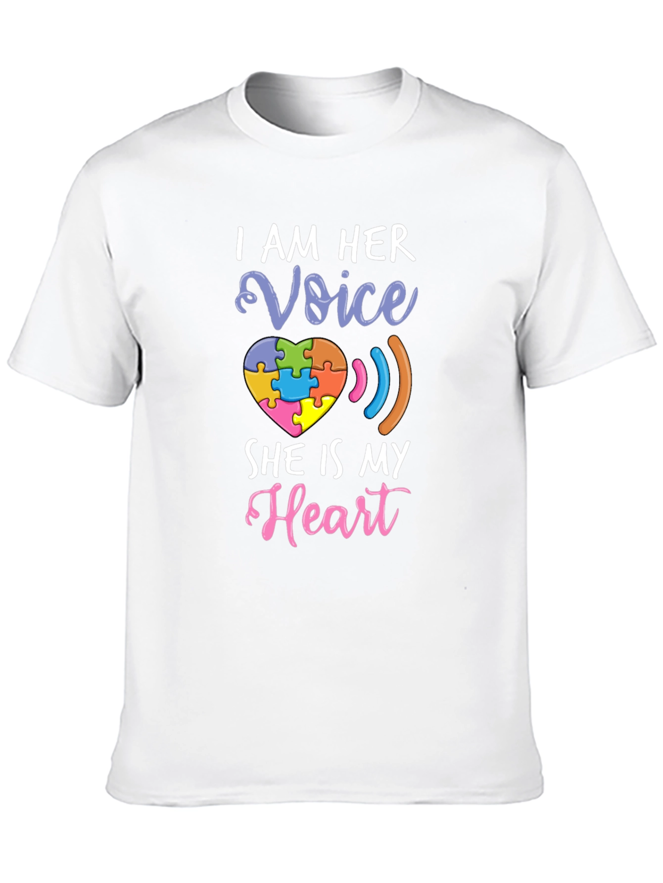 Autism Awareness I Am Her Voice T-Shirt
