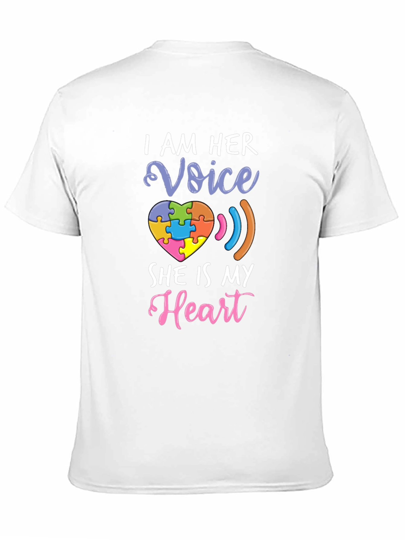 Autism Awareness I Am Her Voice T-Shirt