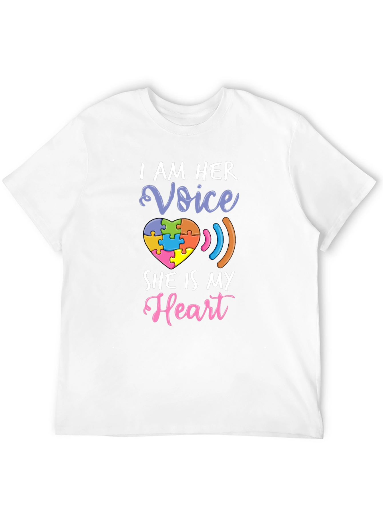Autism Awareness I Am Her Voice T-Shirt