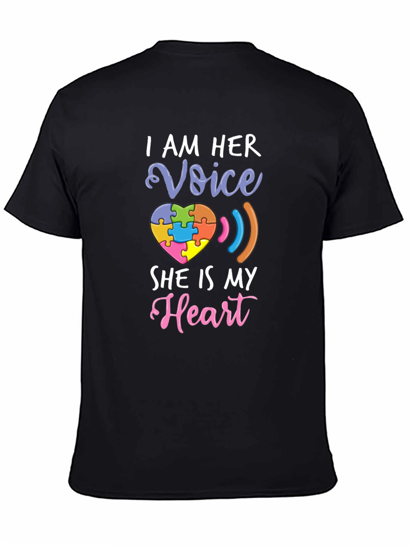 Autism Awareness I Am Her Voice T-Shirt