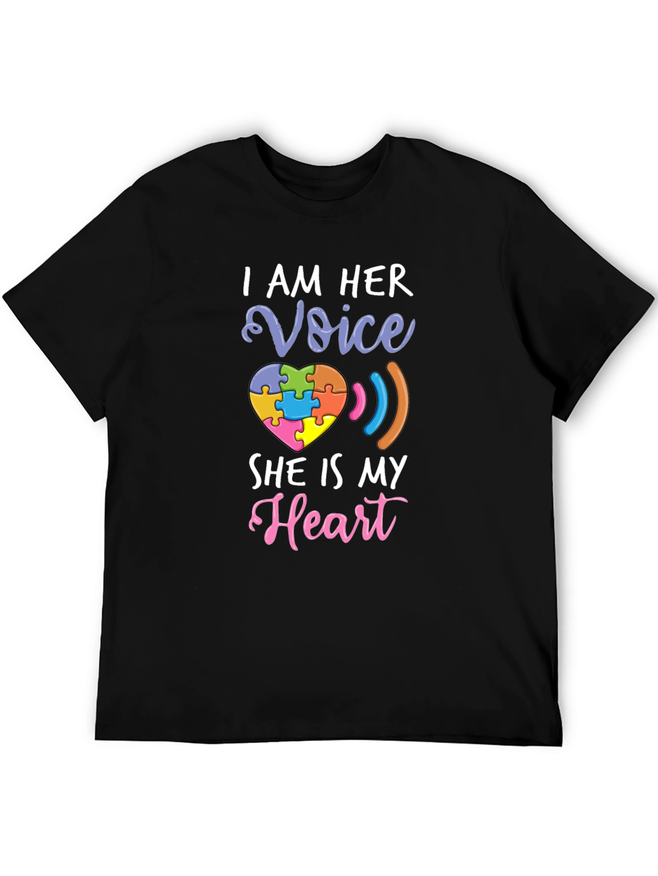 Autism Awareness I Am Her Voice T-Shirt