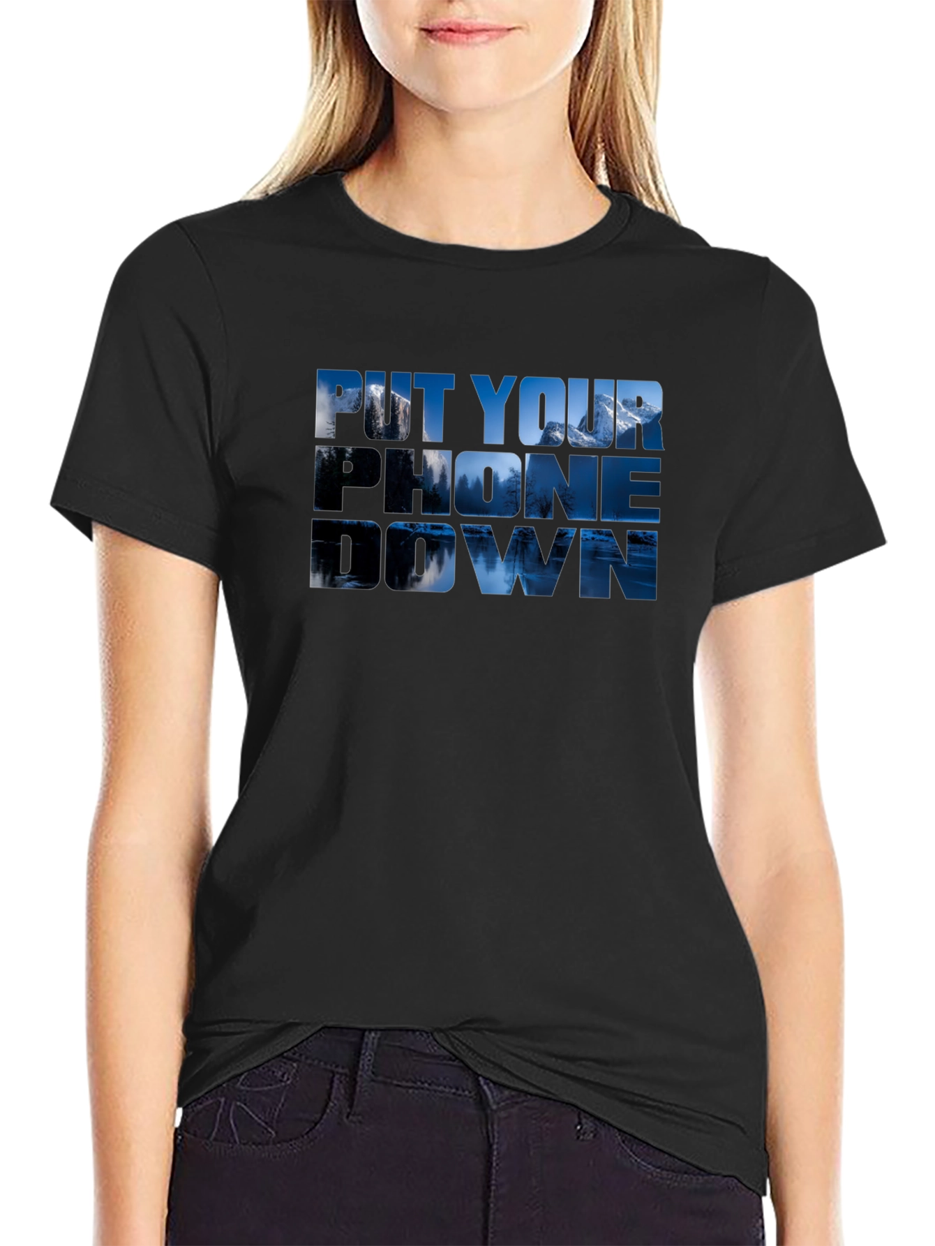 Put Your Phone Down Nature T-Shirt