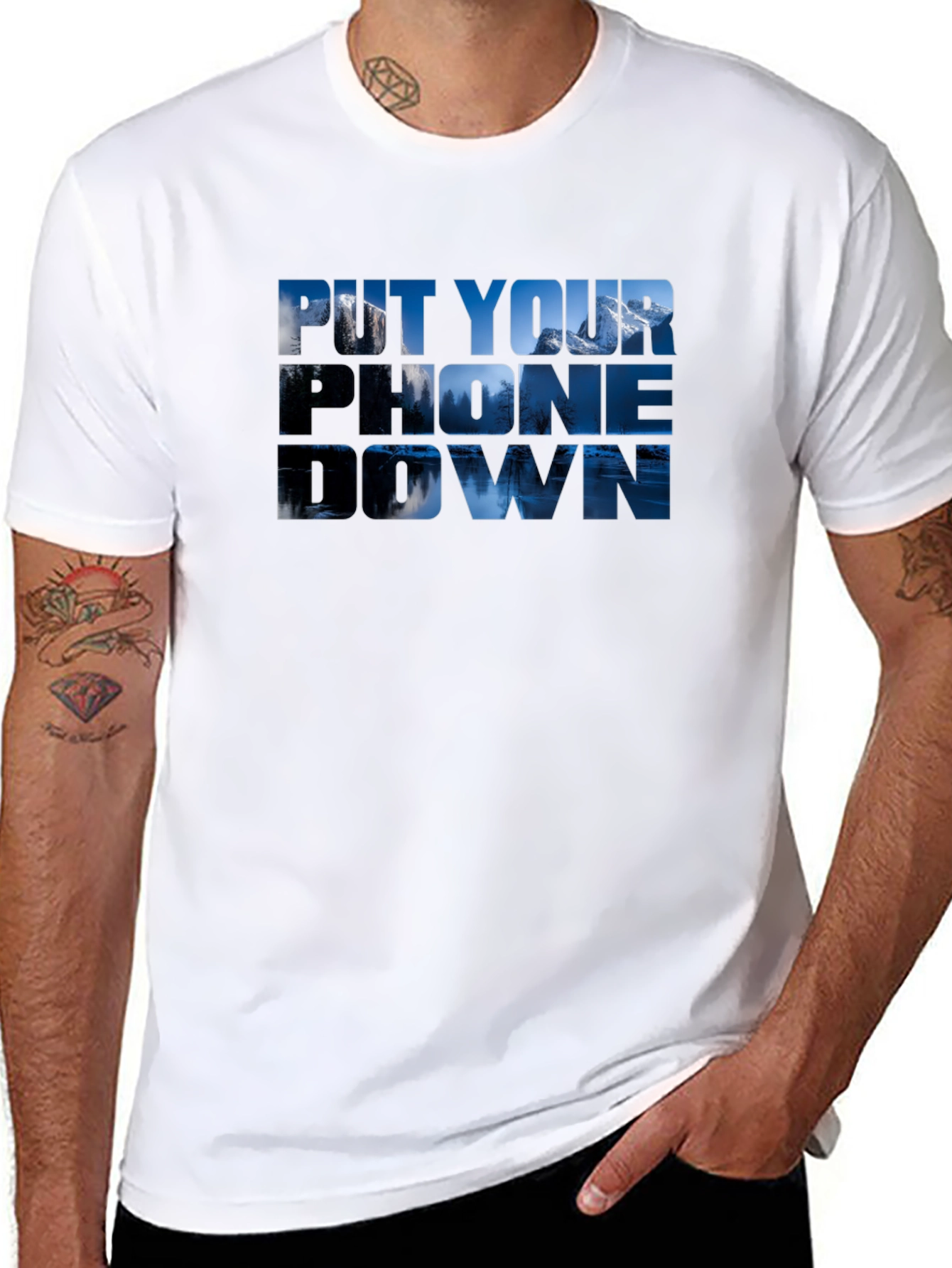 Put Your Phone Down Nature T-Shirt