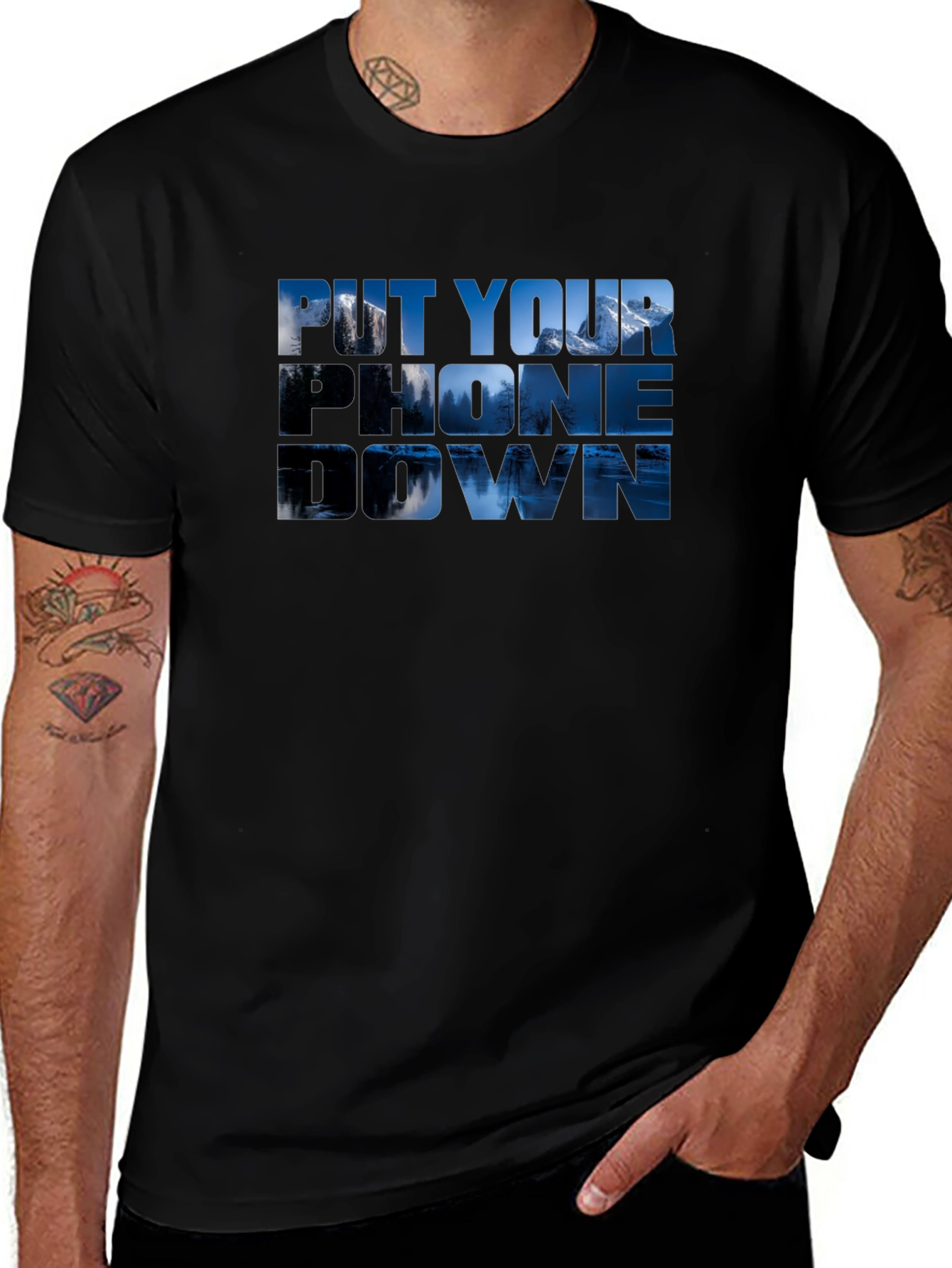 Put Your Phone Down Nature T-Shirt
