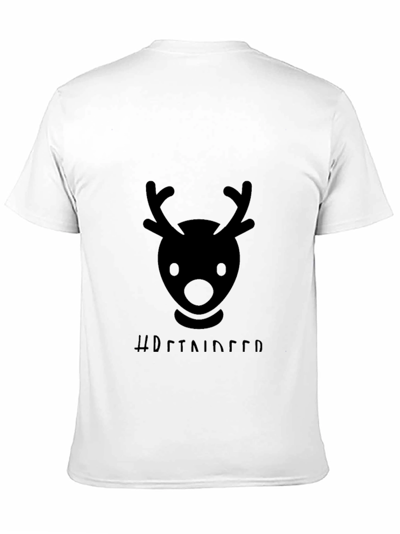 Reindeer Emoji Graphic Tee - Soft Cotton Blend