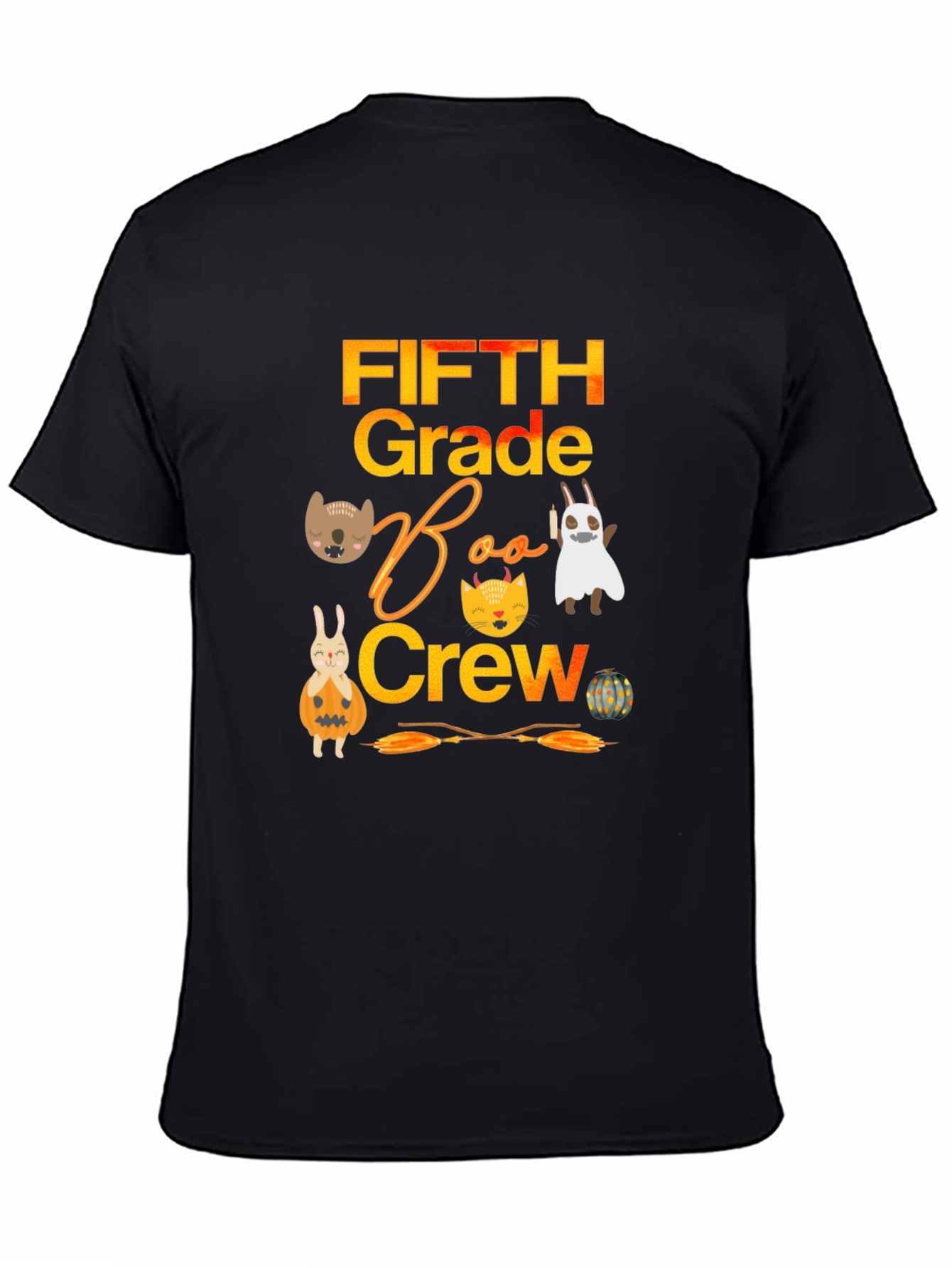 Fifth Grade Boo Crew Halloween T-Shirt