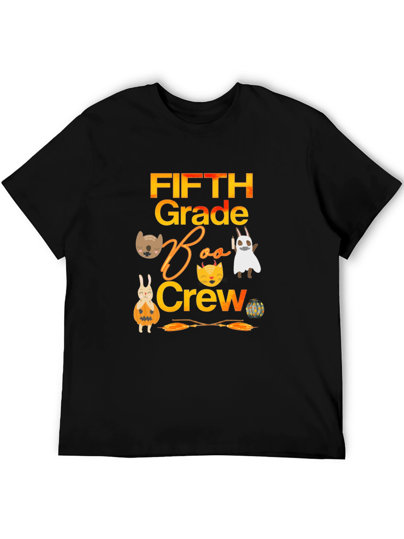 Fifth Grade Boo Crew Halloween T-Shirt