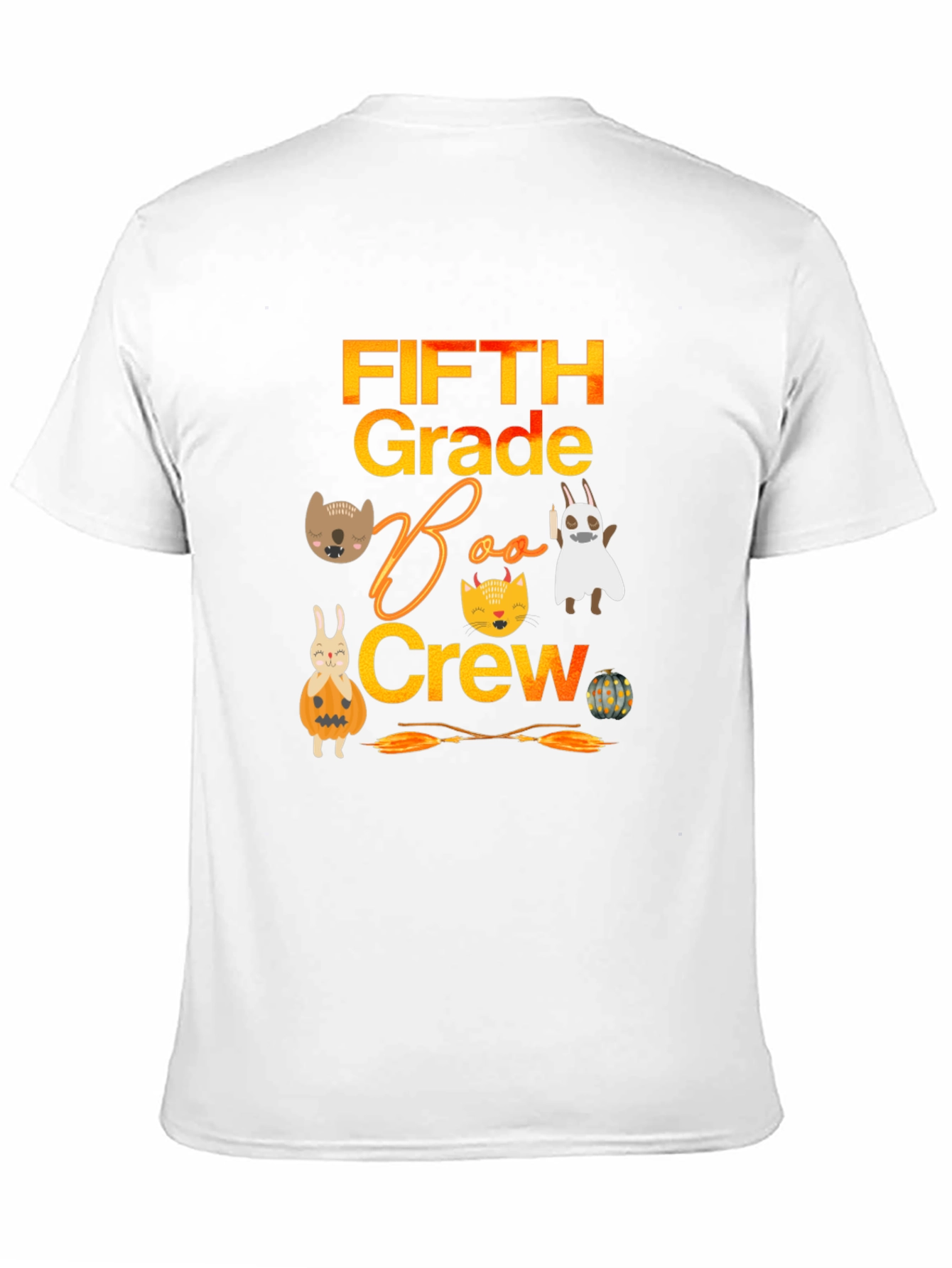 Fifth Grade Boo Crew Halloween T-Shirt