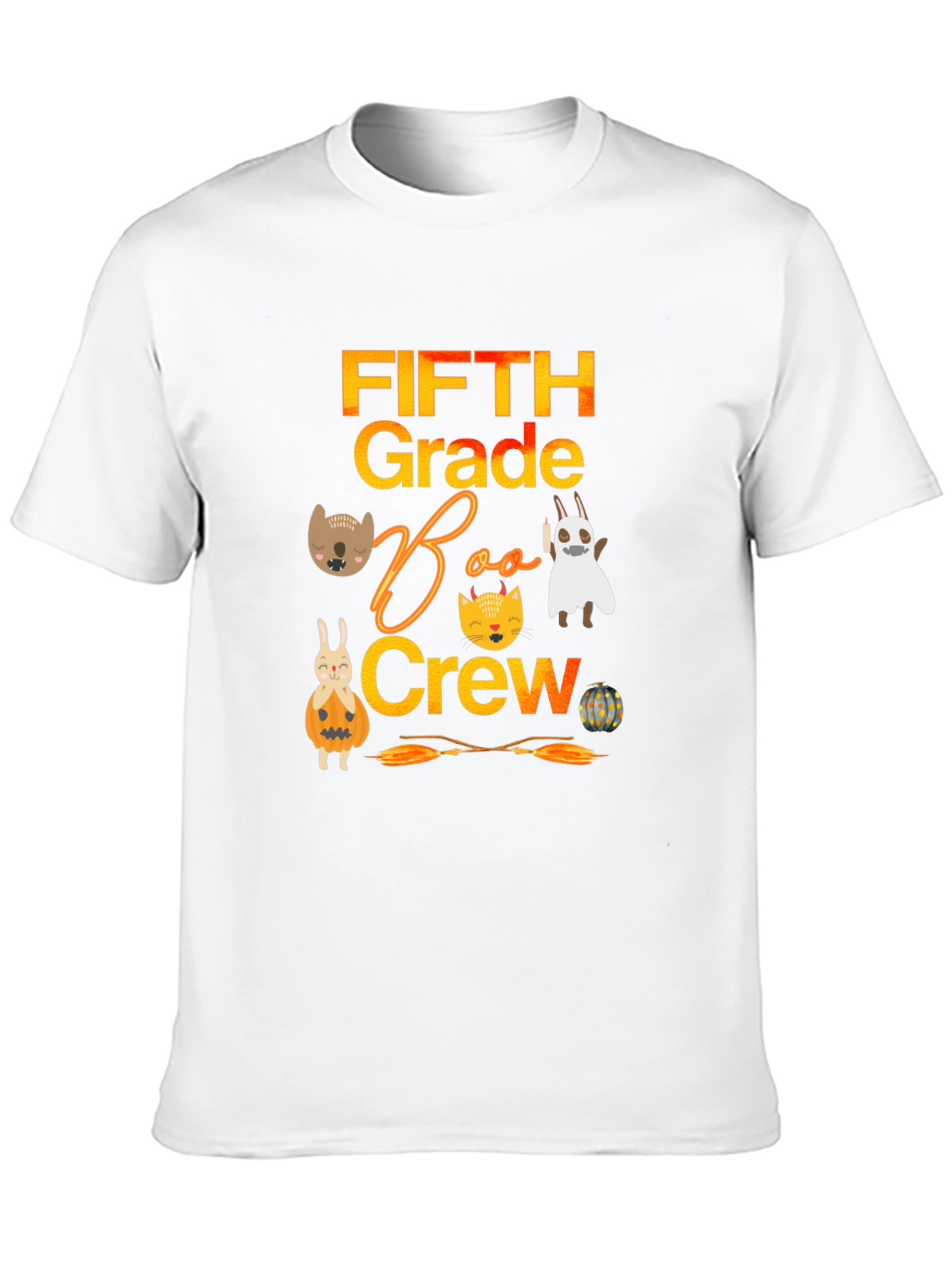 Fifth Grade Boo Crew Halloween T-Shirt