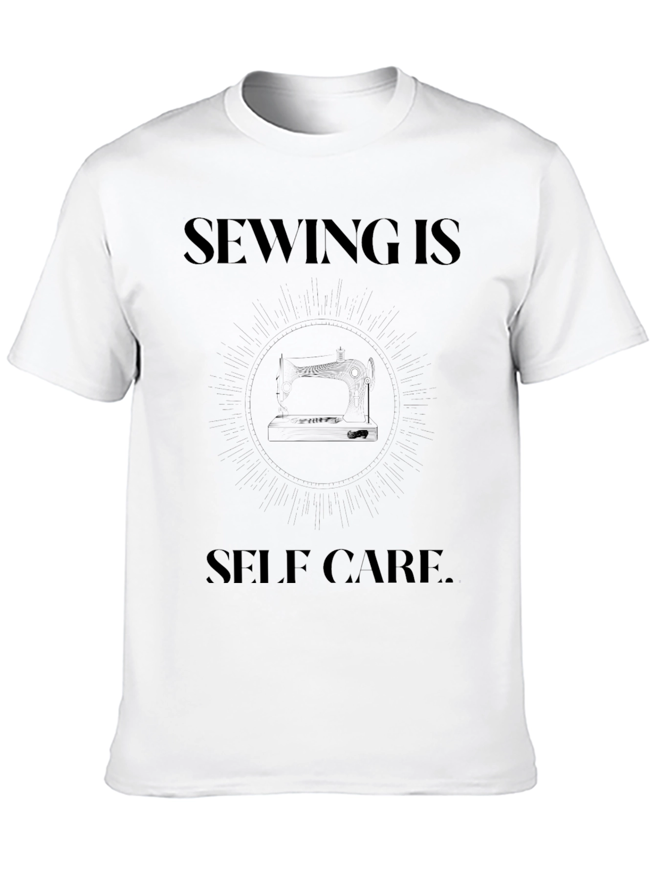 Sewing Is Self Care Black Tee