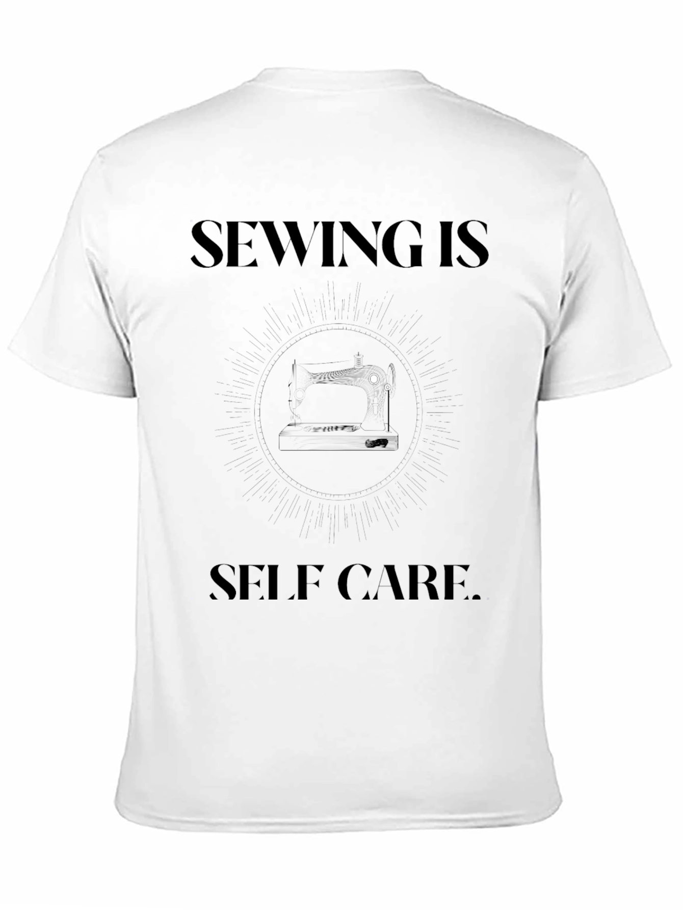 Sewing Is Self Care Black Tee
