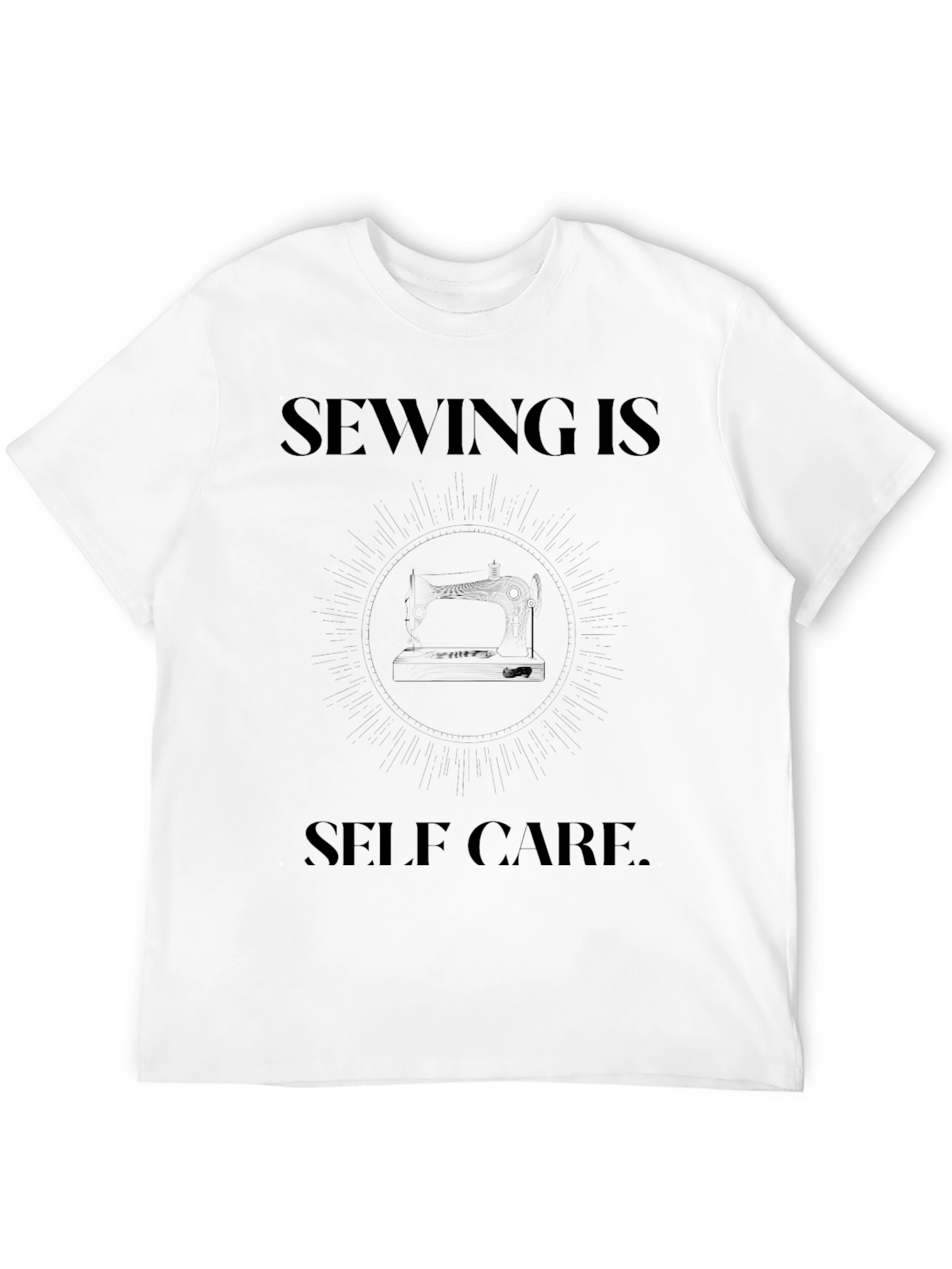 Sewing Is Self Care Black Tee