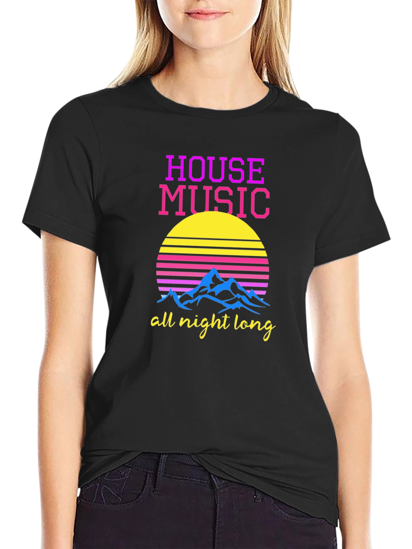 House Music All Night Long T-Shirt