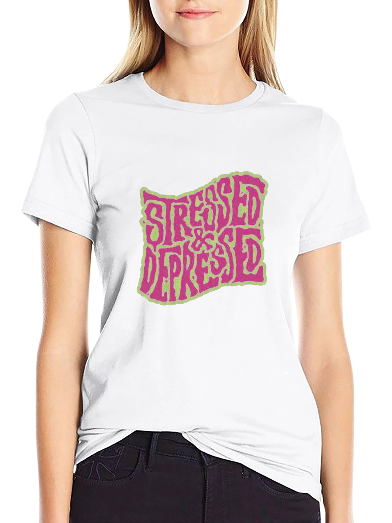 Stressed & Depressed Graphic T-Shirt
