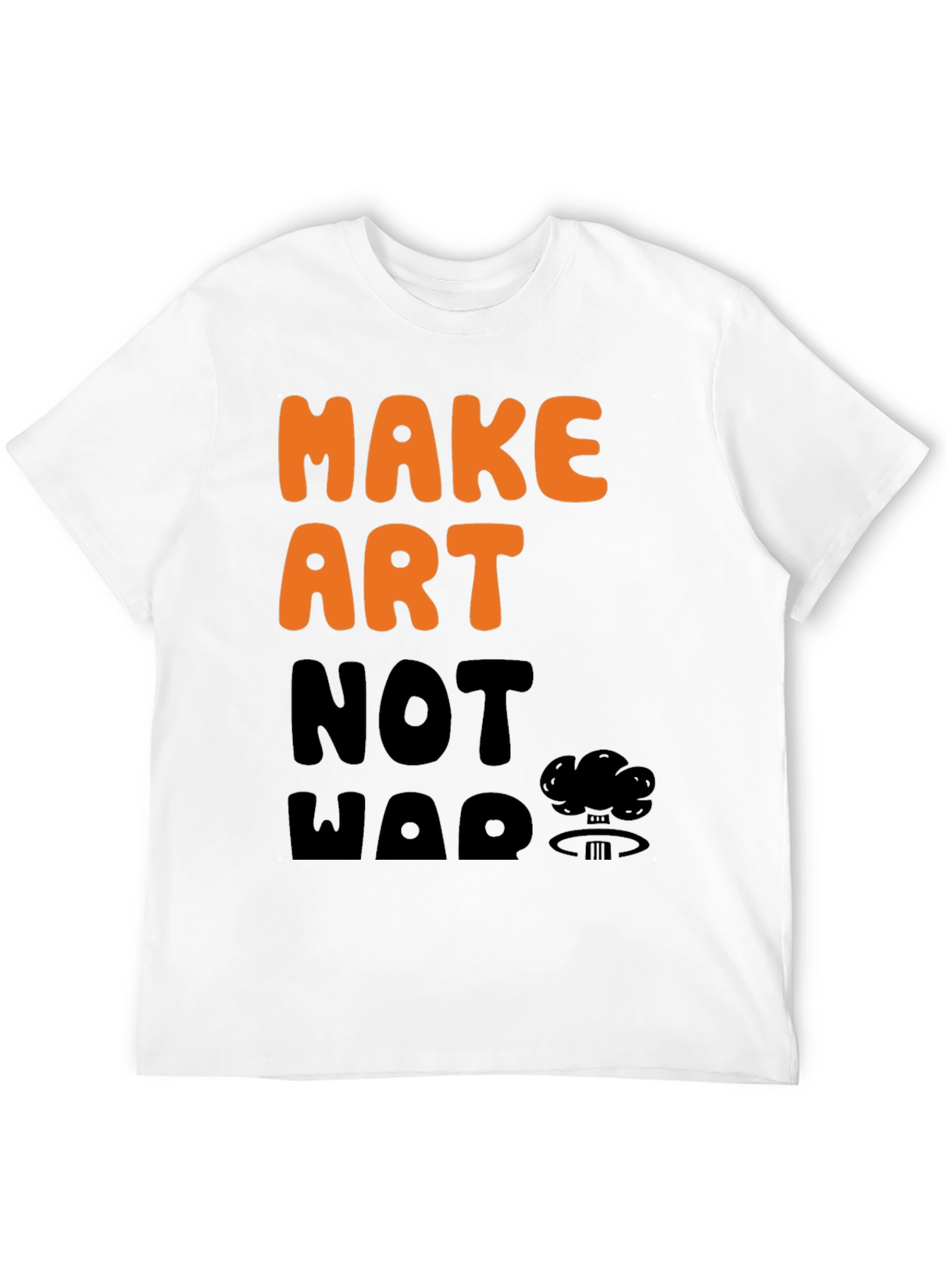Make Art Not War Graphic Tee