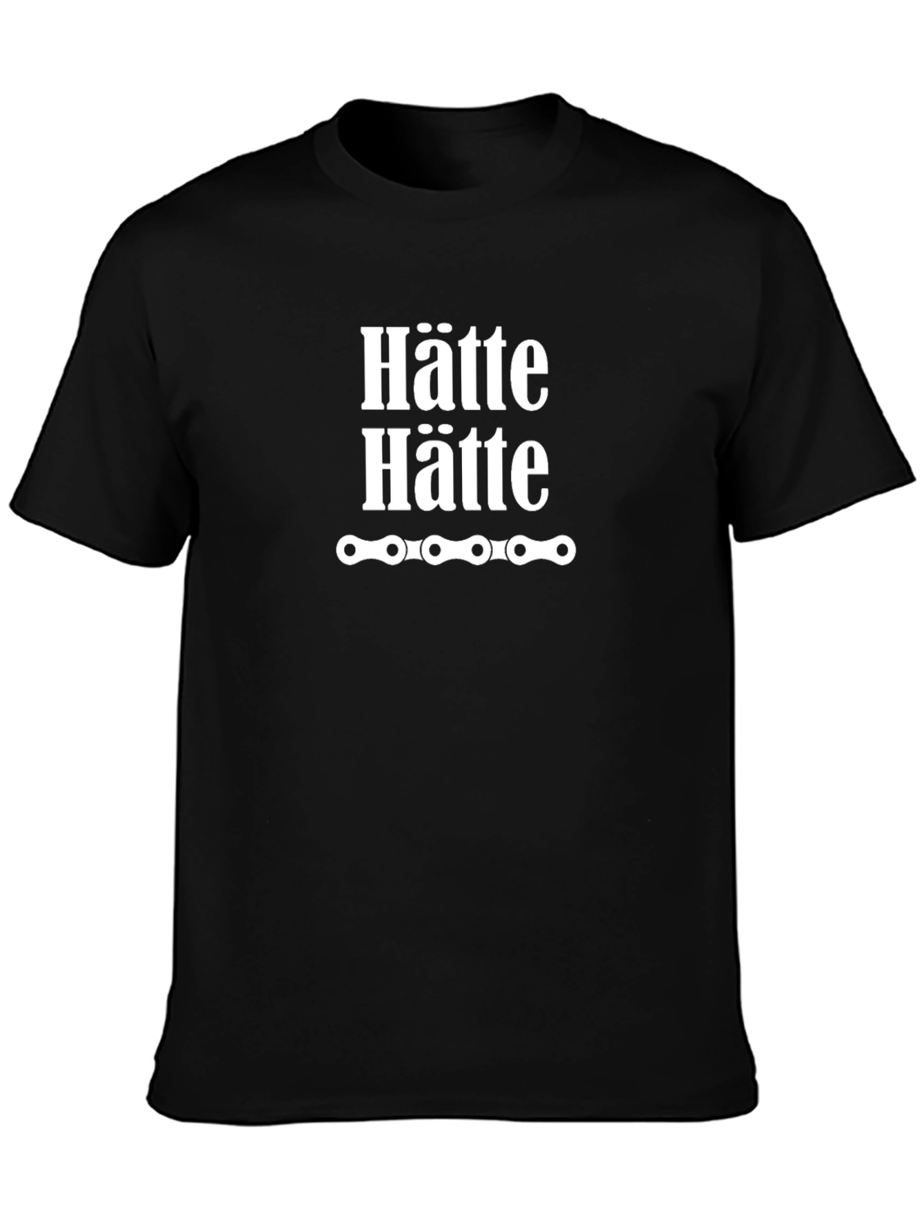 Hätte Hätte Bike Chain Mens Black T-Shirt