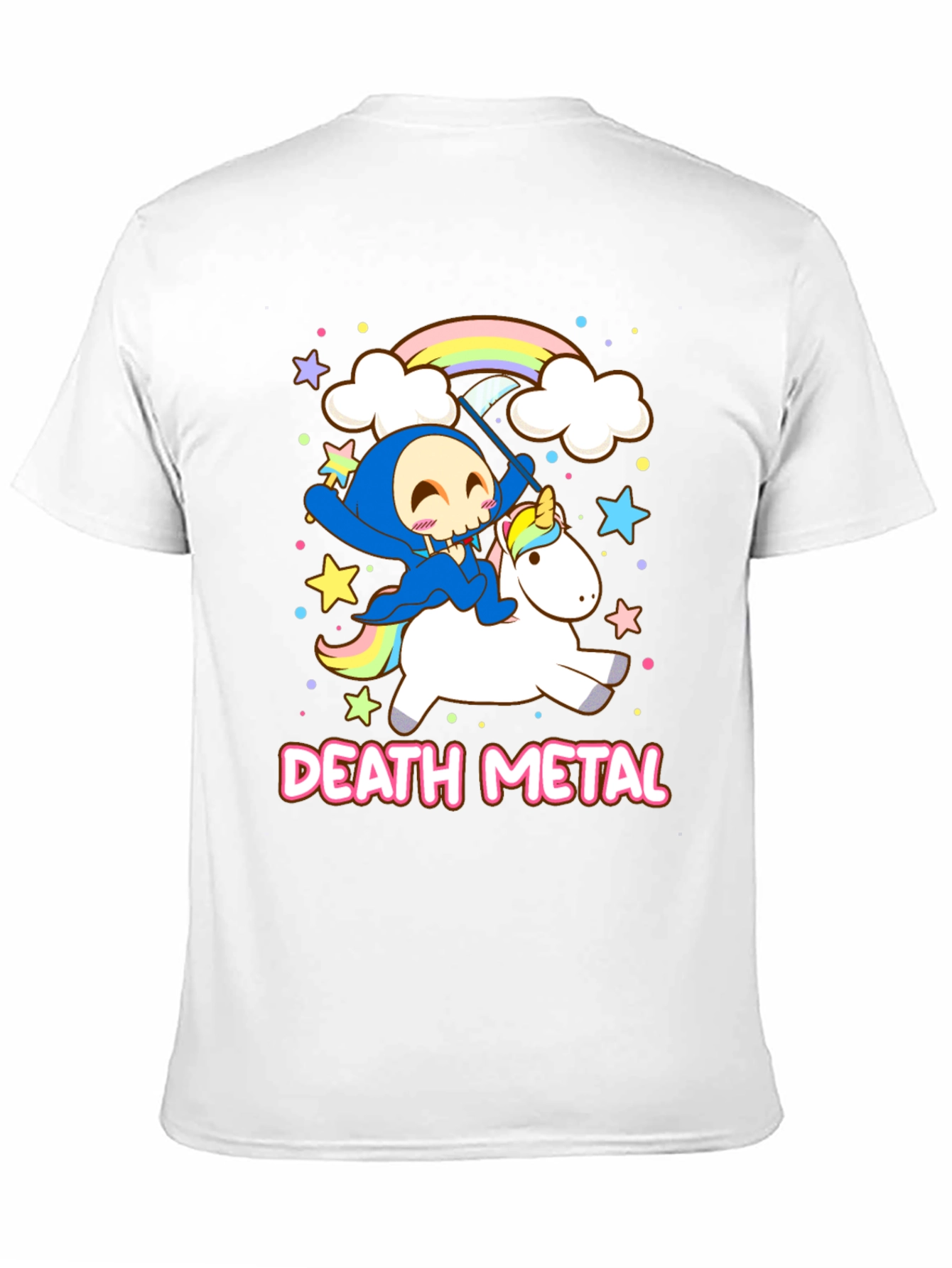 Death Metal Grim Reaper Unicorn T-Shirt
