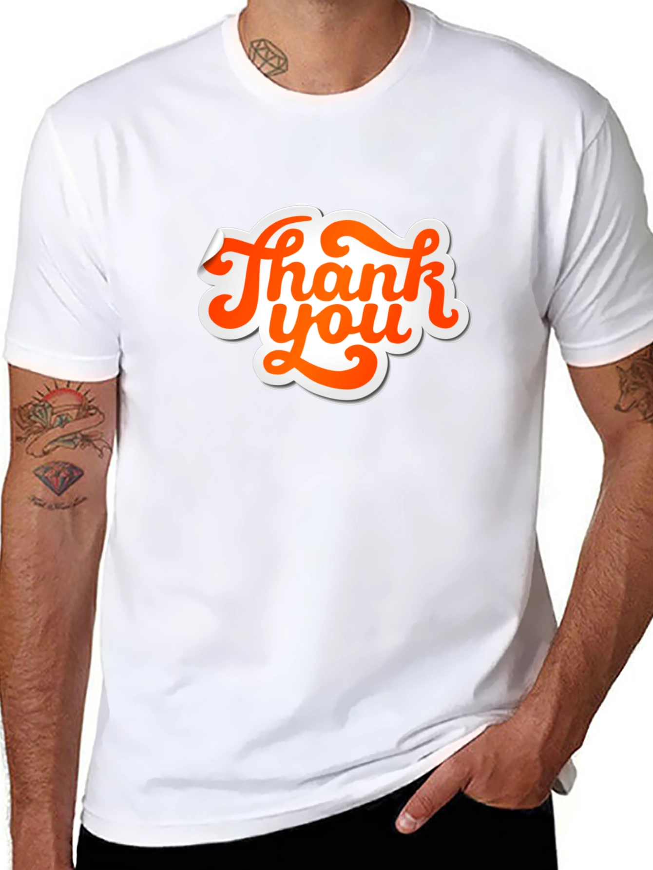Thank You T-Shirt - Retro Design