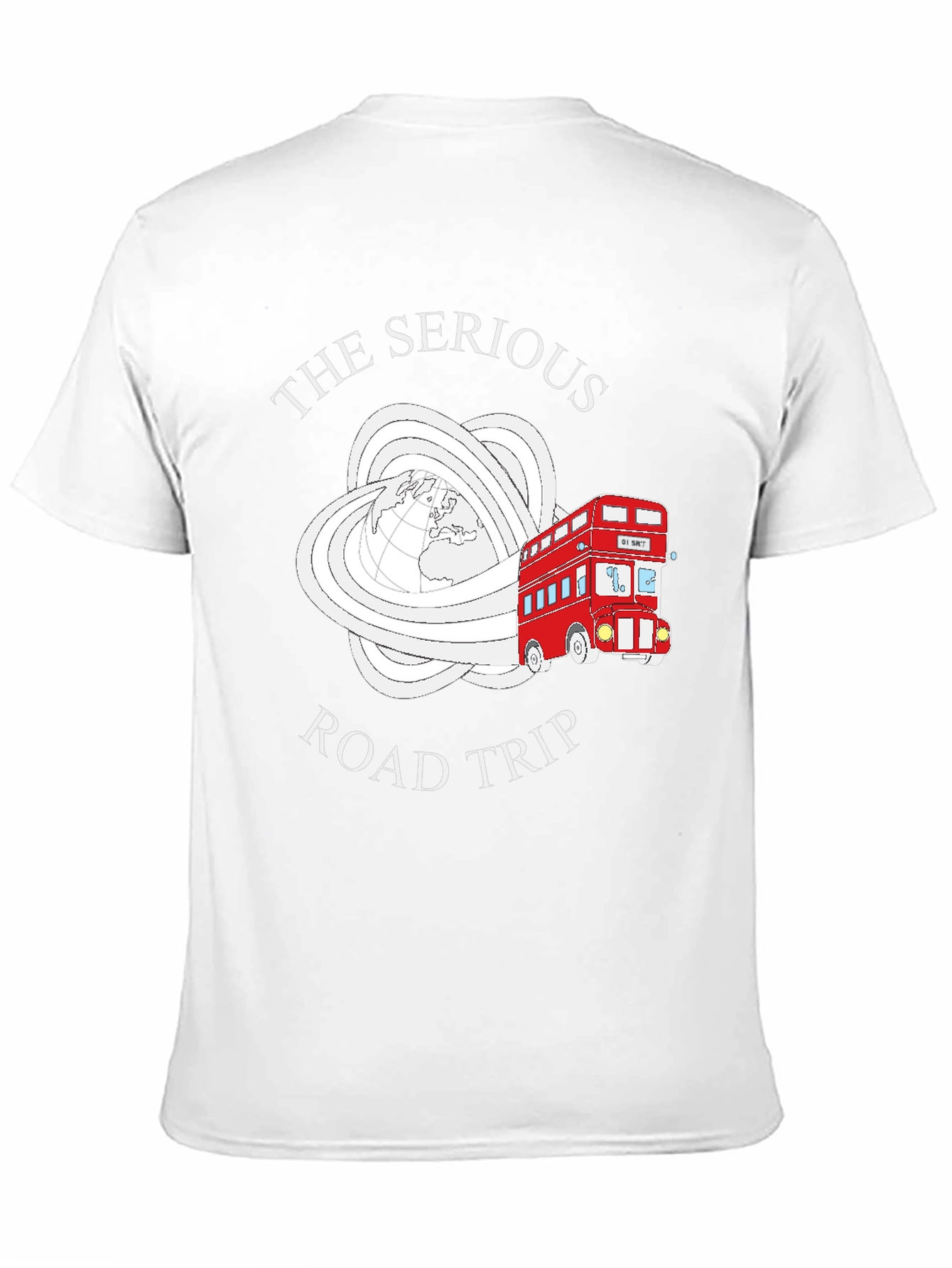 Serious Road Trip T-Shirt - Black Graphic Tee