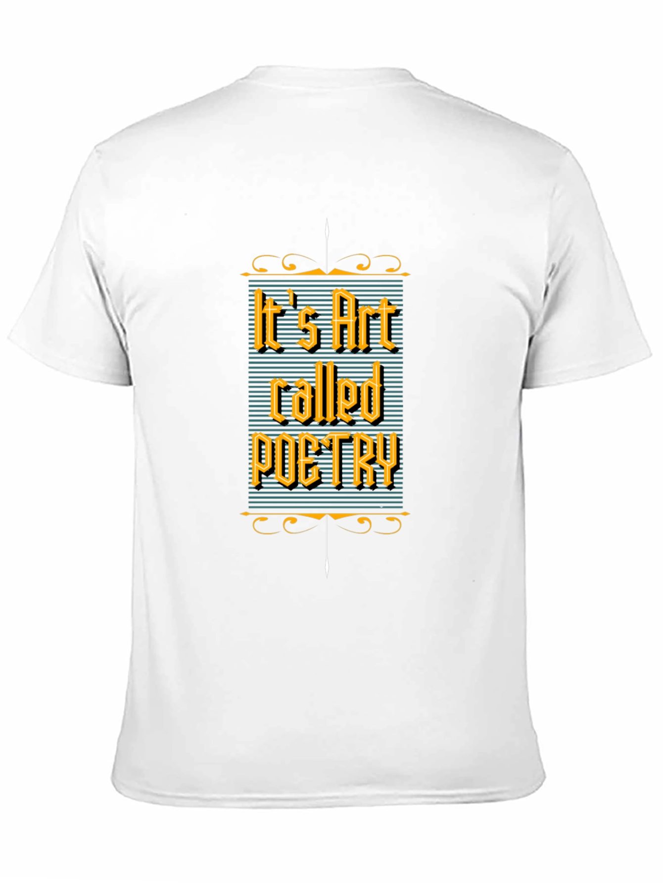 Its Art Called Poetry Black T-Shirt