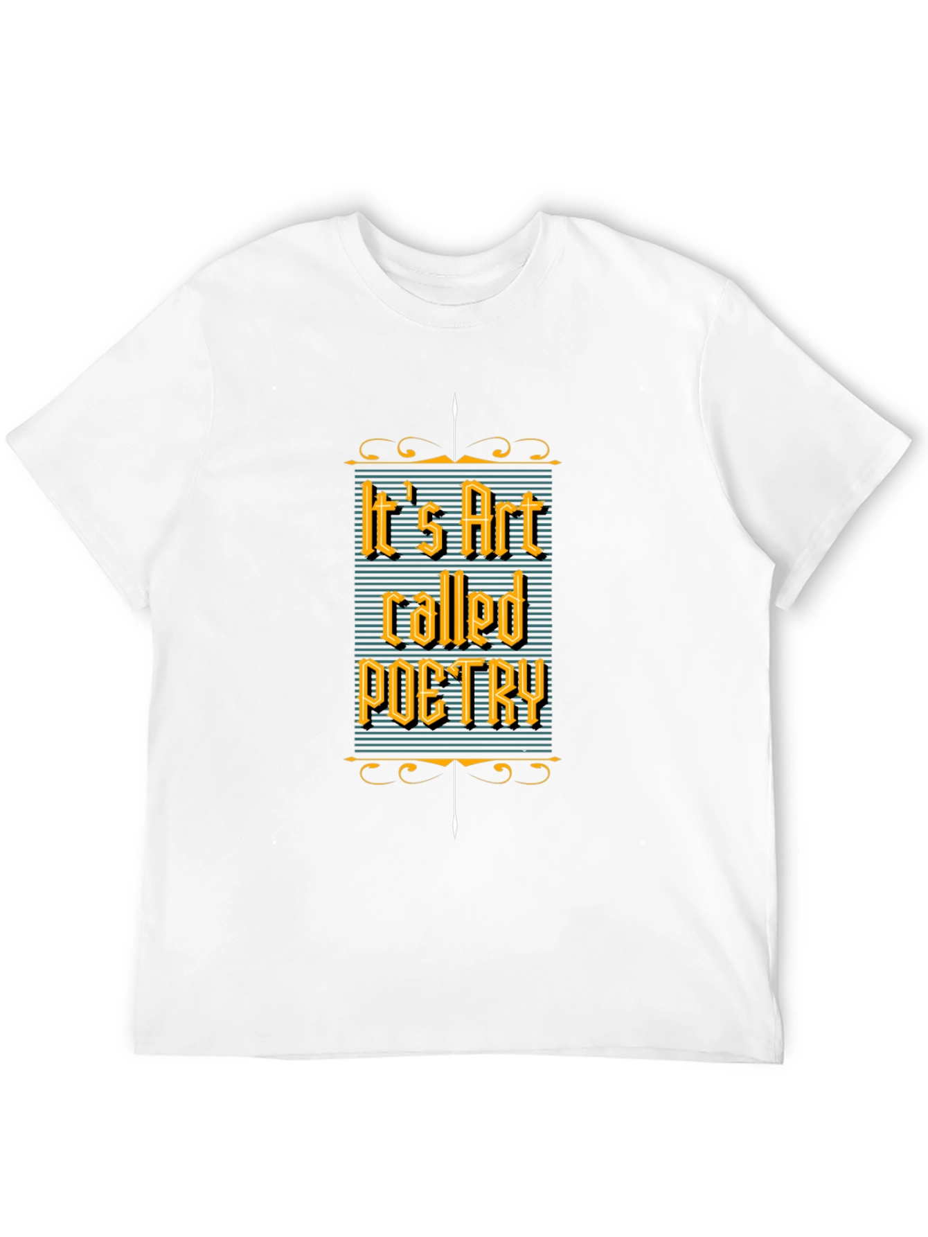 Its Art Called Poetry Black T-Shirt