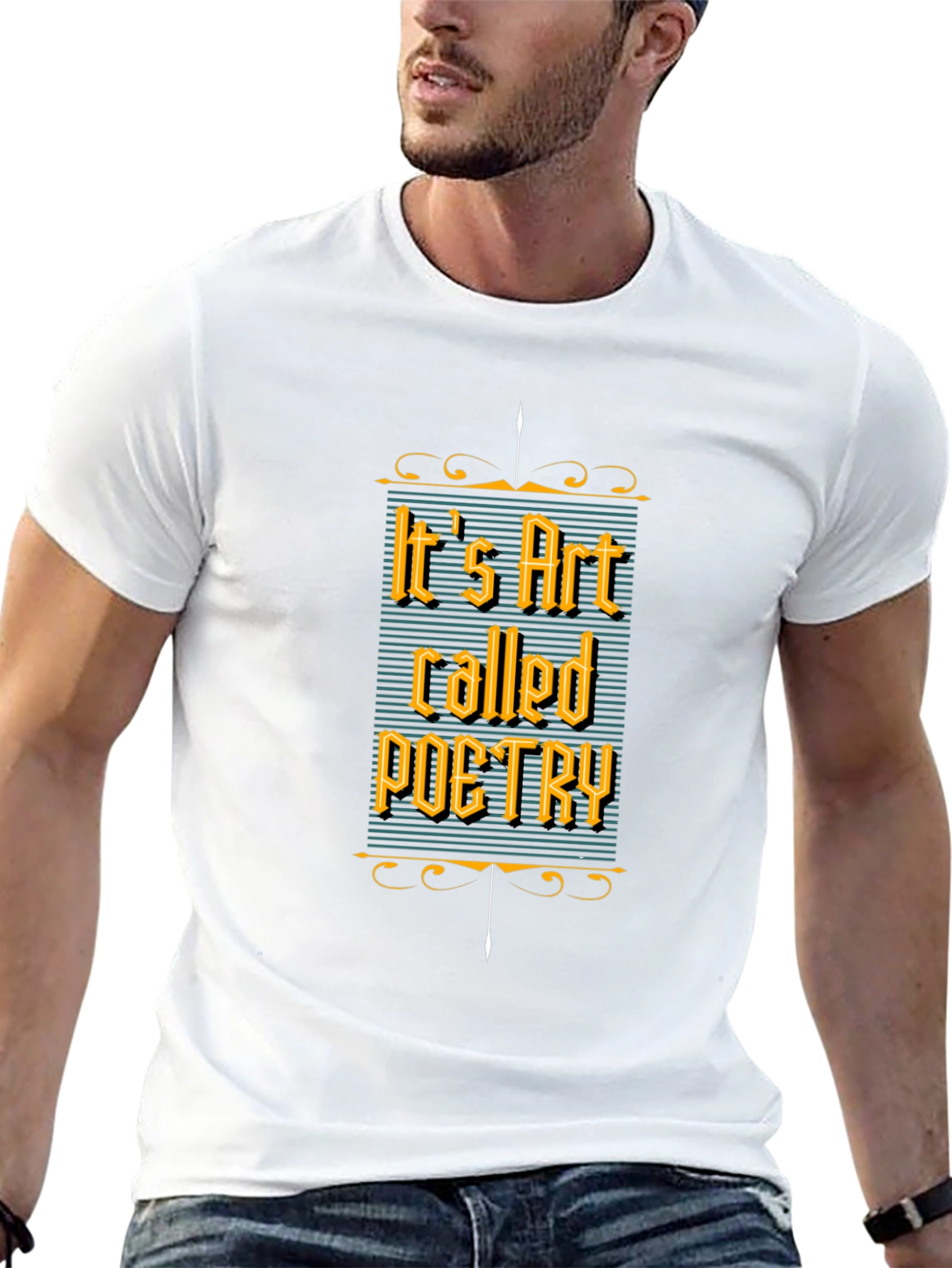 Its Art Called Poetry Black T-Shirt