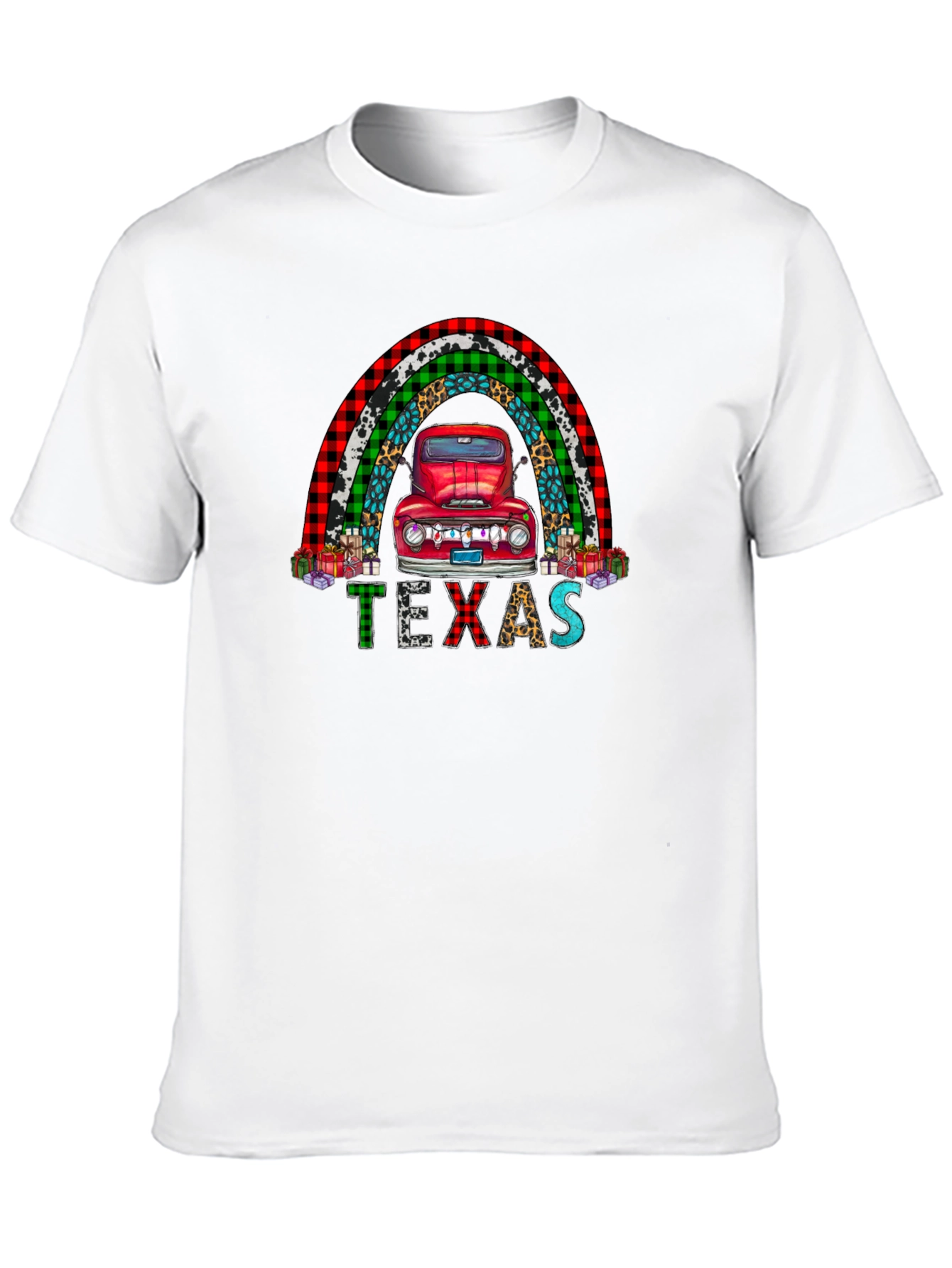 Texas Truck Rainbow Graphic Tee