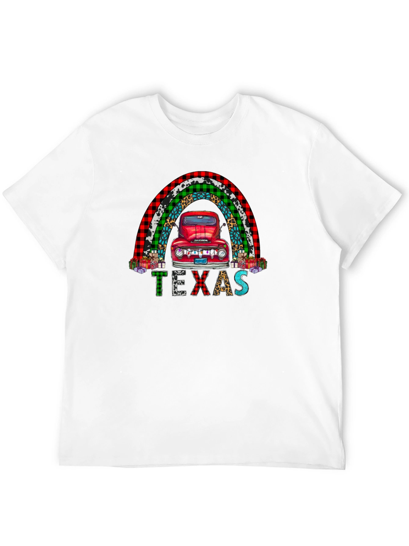 Texas Truck Rainbow Graphic Tee