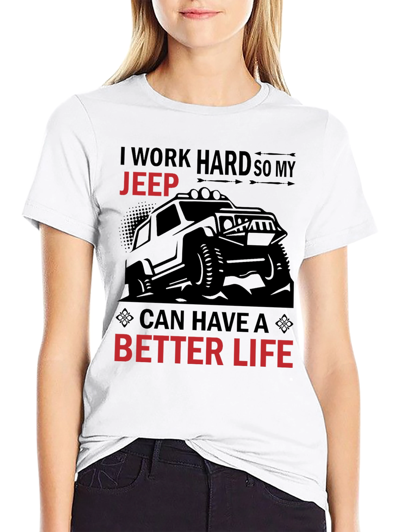 Jeep Better Life Graphic Tee - Black