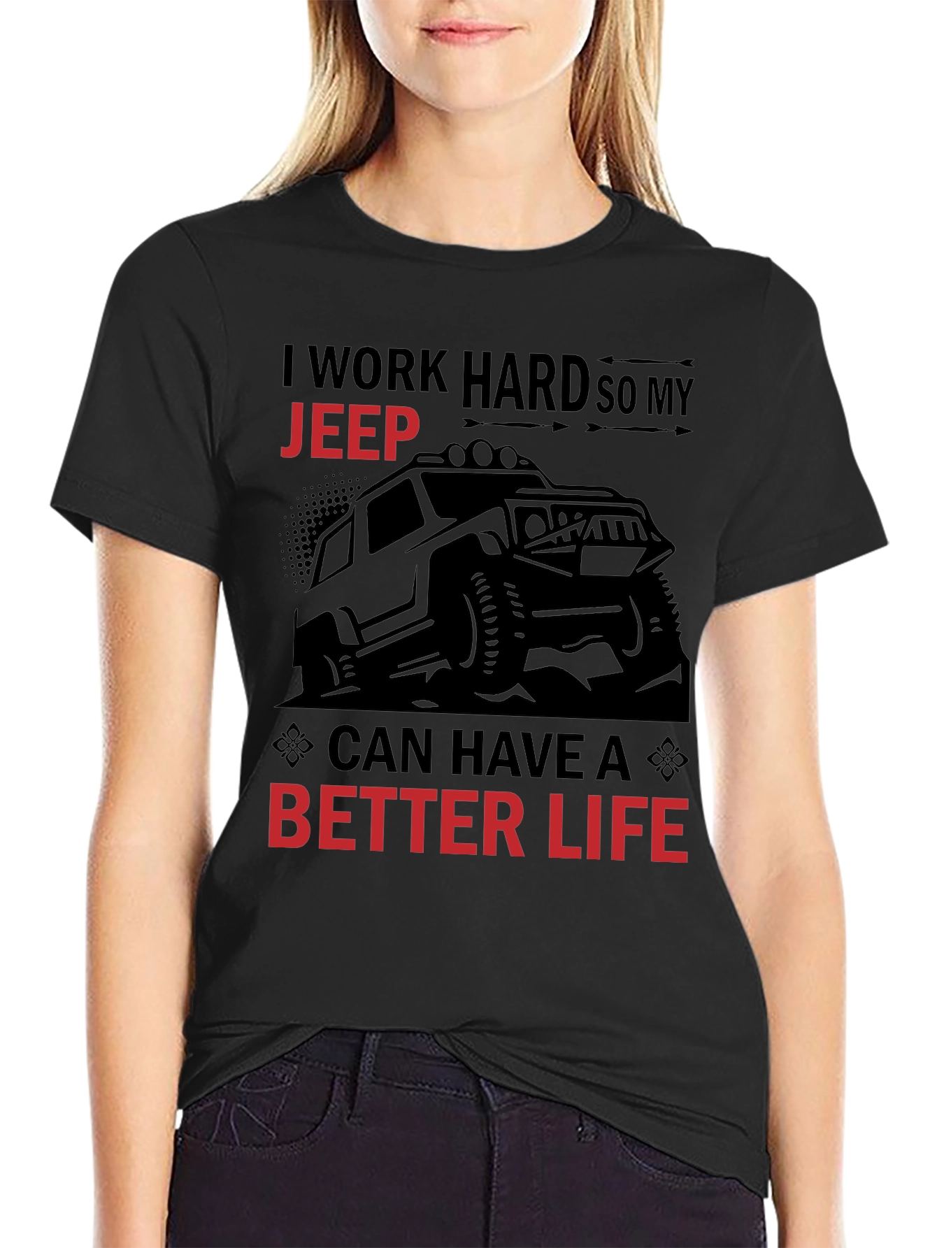 Jeep Better Life Graphic Tee - Black