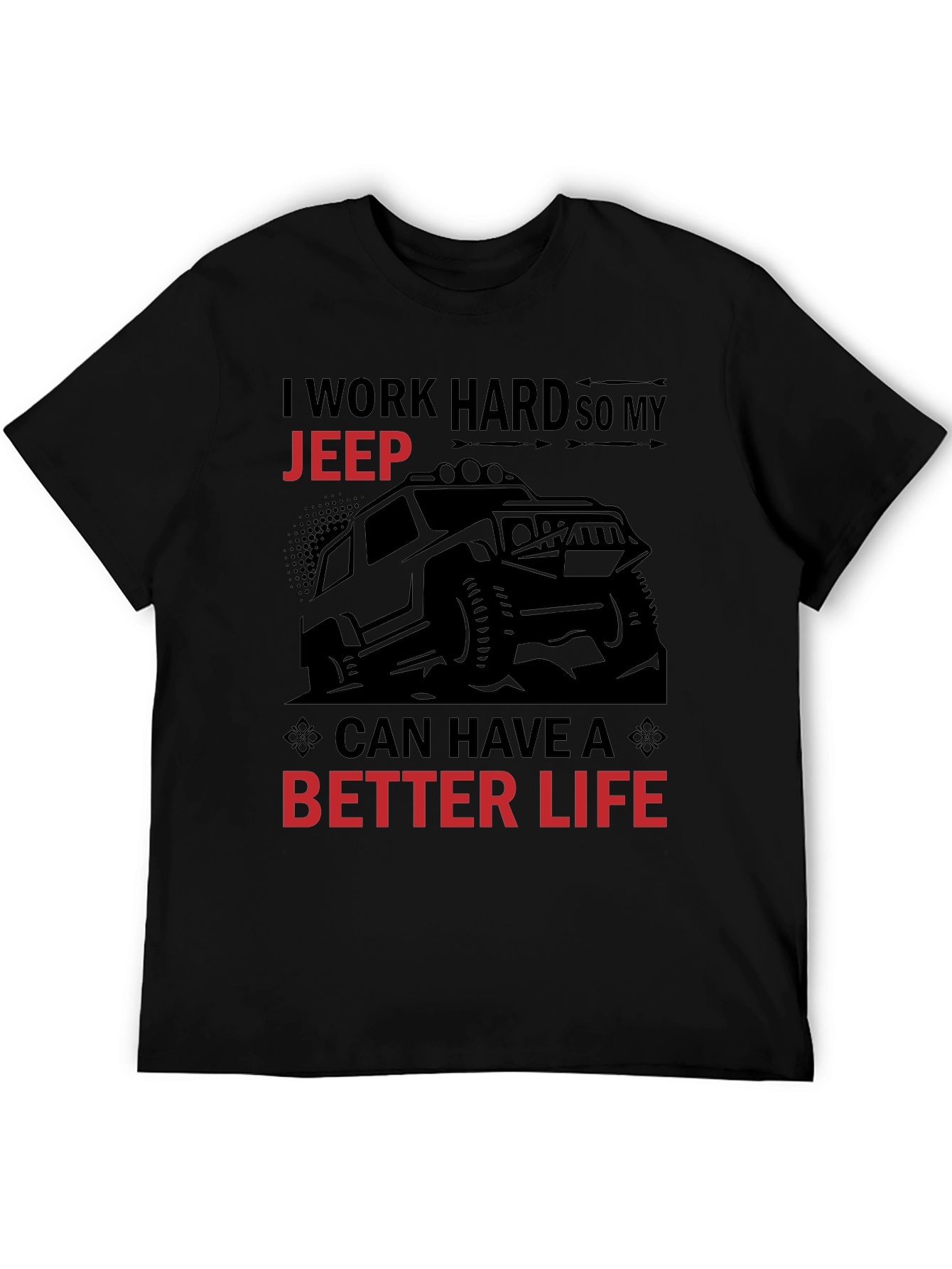 Jeep Better Life Graphic Tee - Black