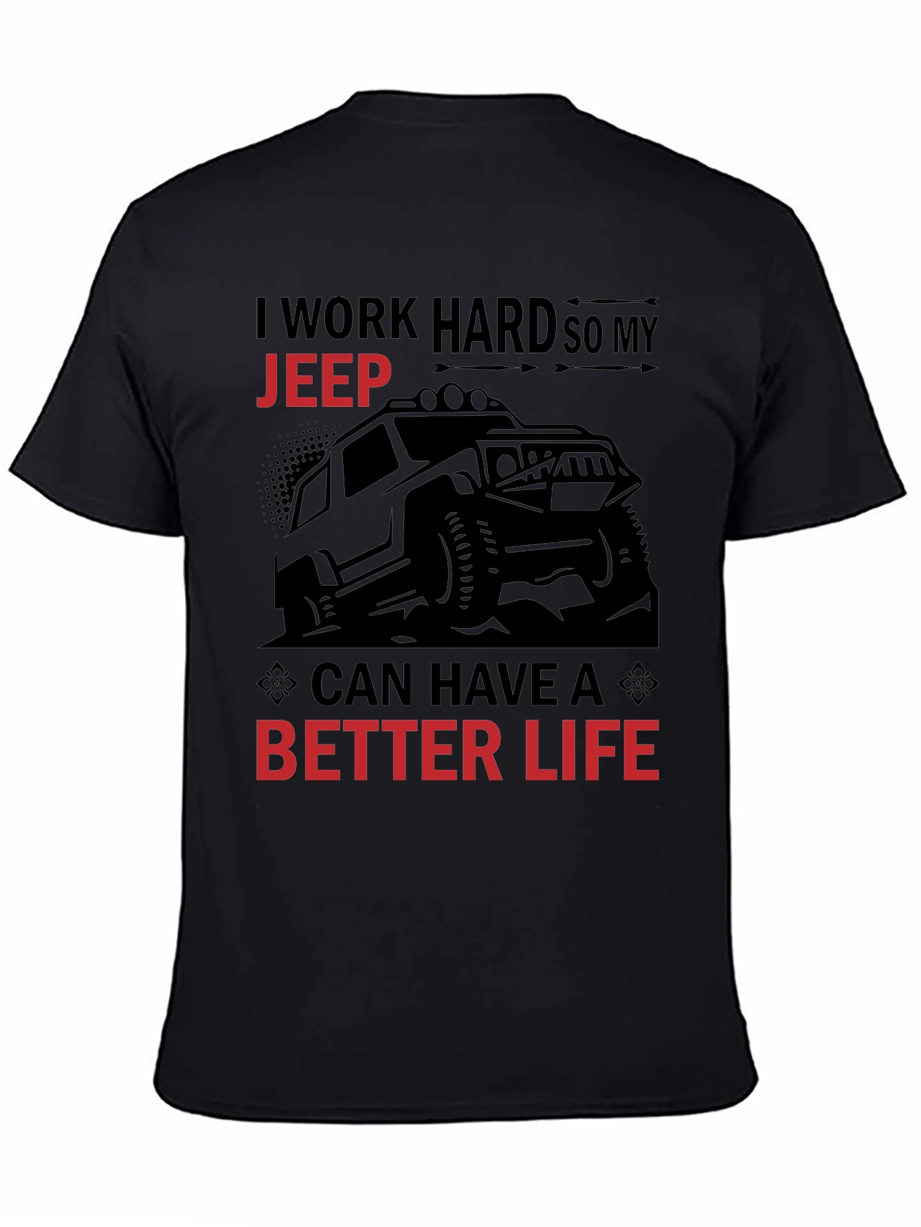 Jeep Better Life Graphic Tee - Black