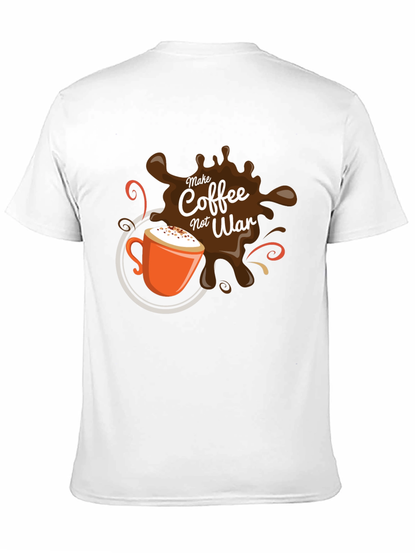 Coffee Not War T-Shirt - Black Graphic Tee