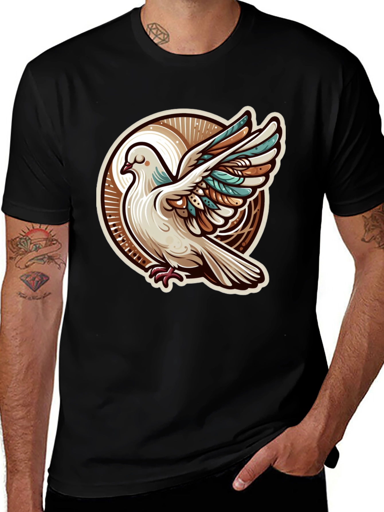 Dove Graphic Tee - Peace & Style