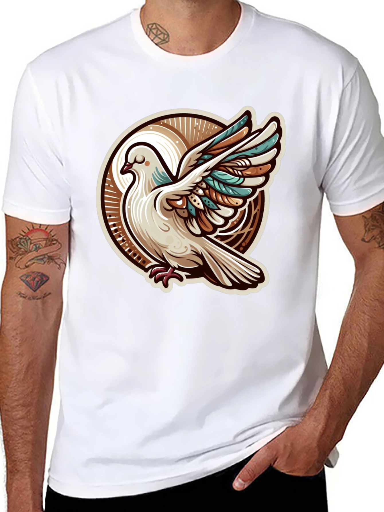 Dove Graphic Tee - Peace & Style